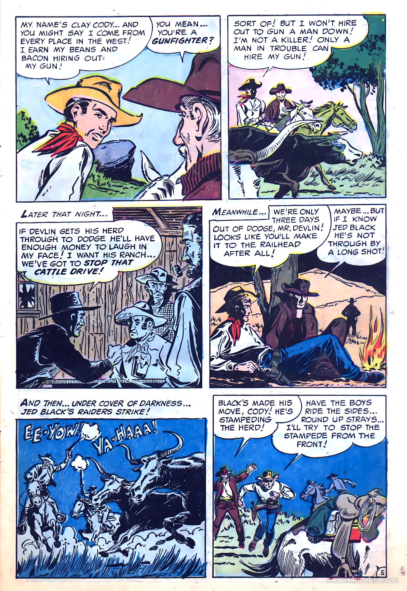 Clay Cody, Gunslinger #1 — page 7 of 36
