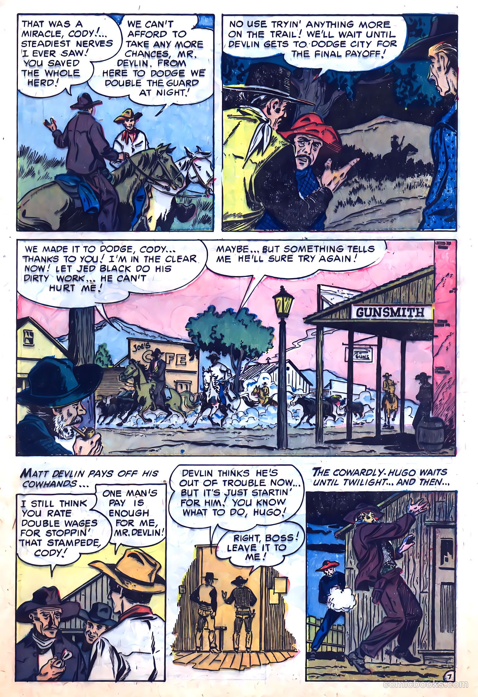 Clay Cody, Gunslinger #1 — page 9 of 36