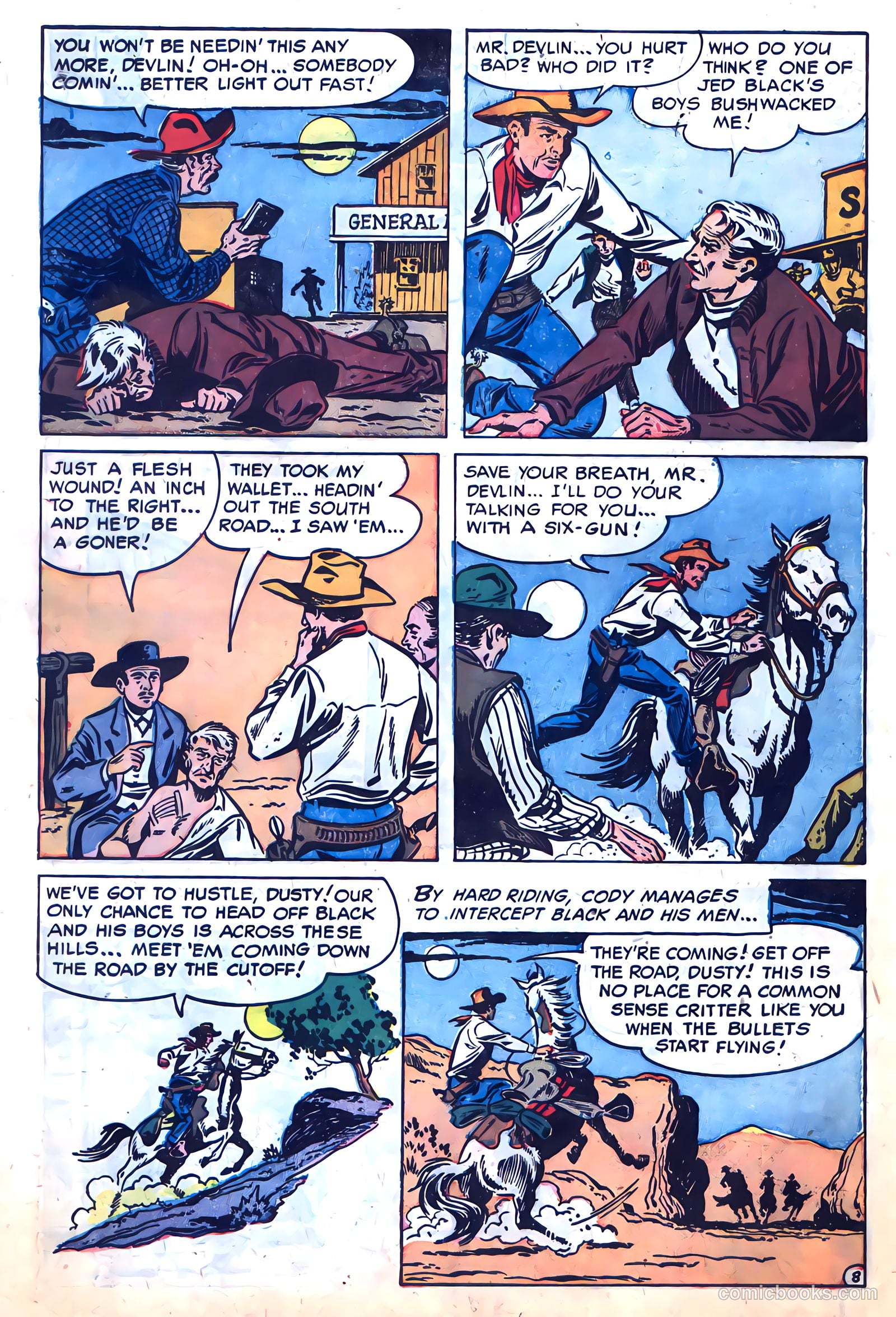 Clay Cody, Gunslinger #1 — page 10 of 36
