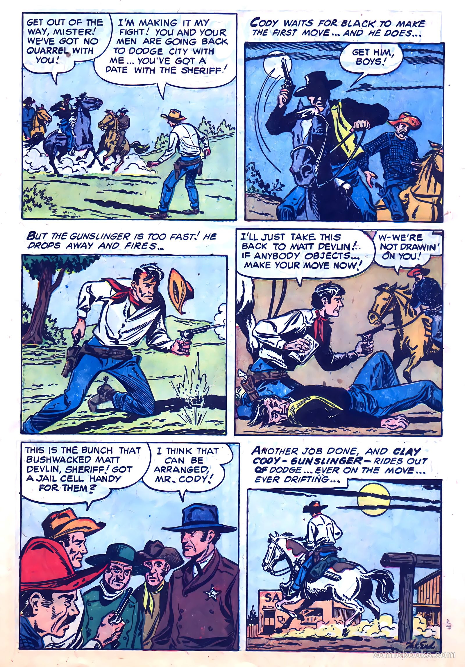 Clay Cody, Gunslinger #1 — page 11 of 36