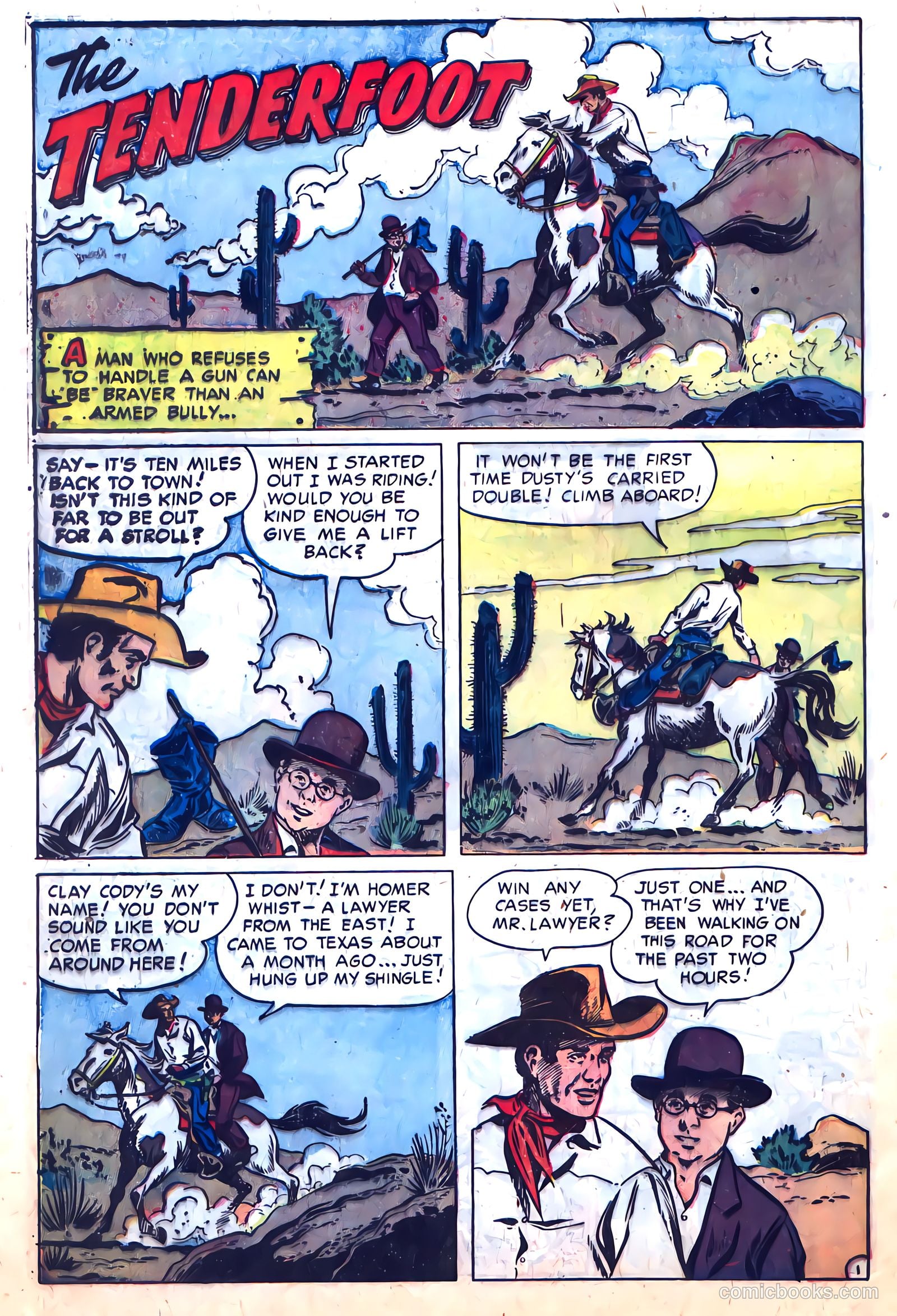 Clay Cody, Gunslinger #1 — page 28 of 36