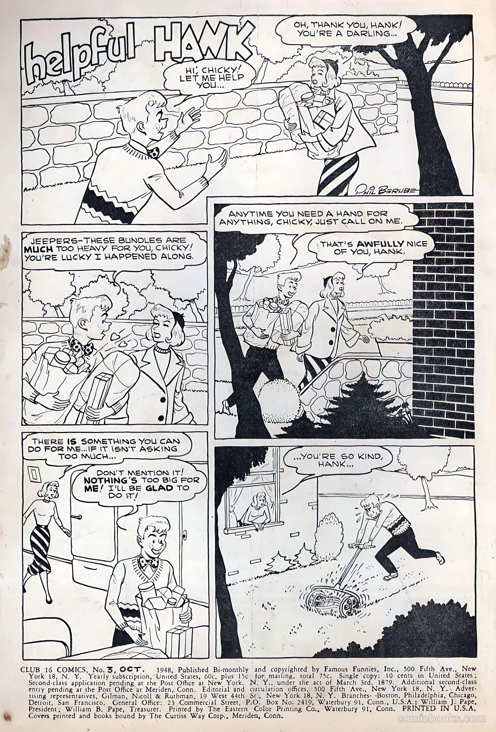 Club 16 Comics #3 — page 2 of 52