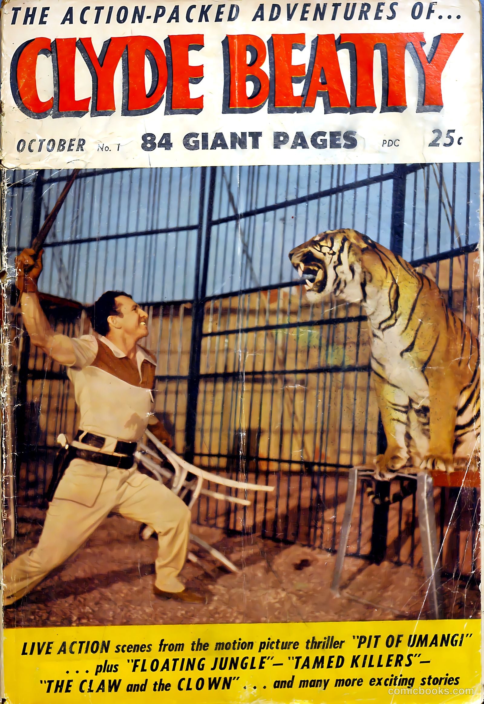 Clyde Beatty Comics #1 — page 1 of 84