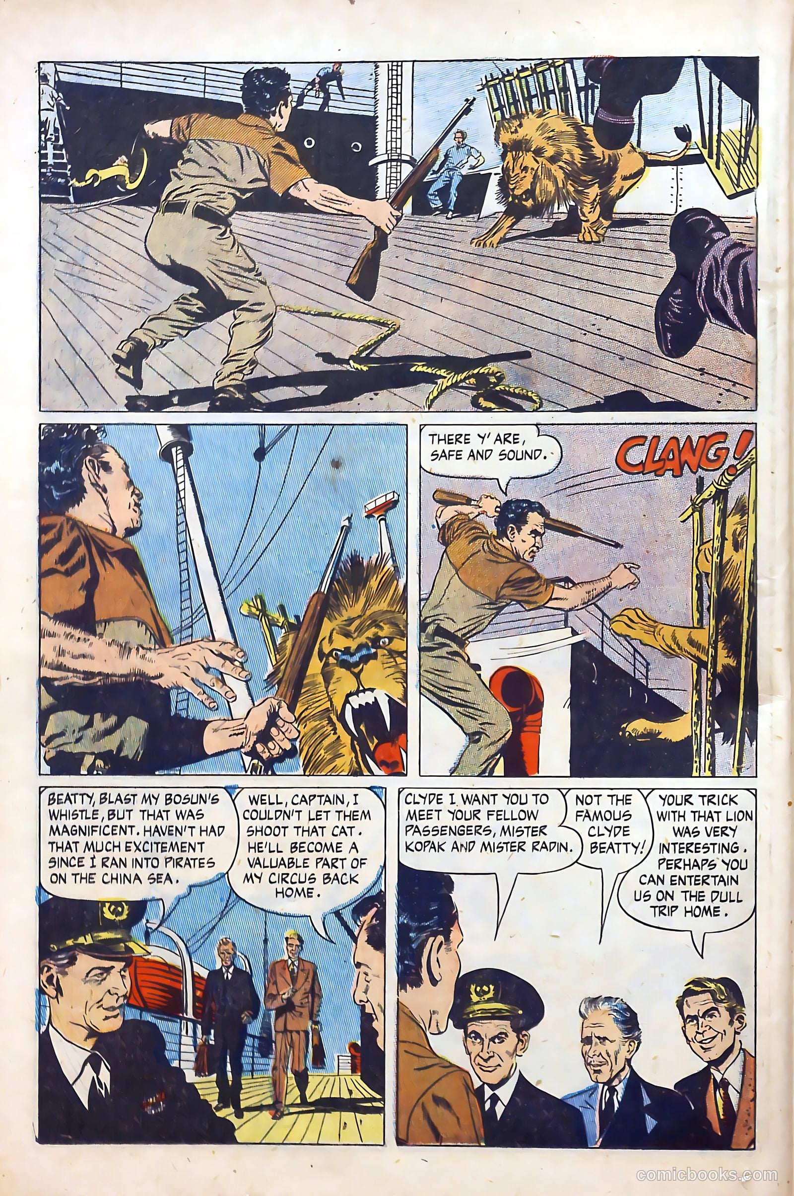 Clyde Beatty Comics #1 — page 6 of 84