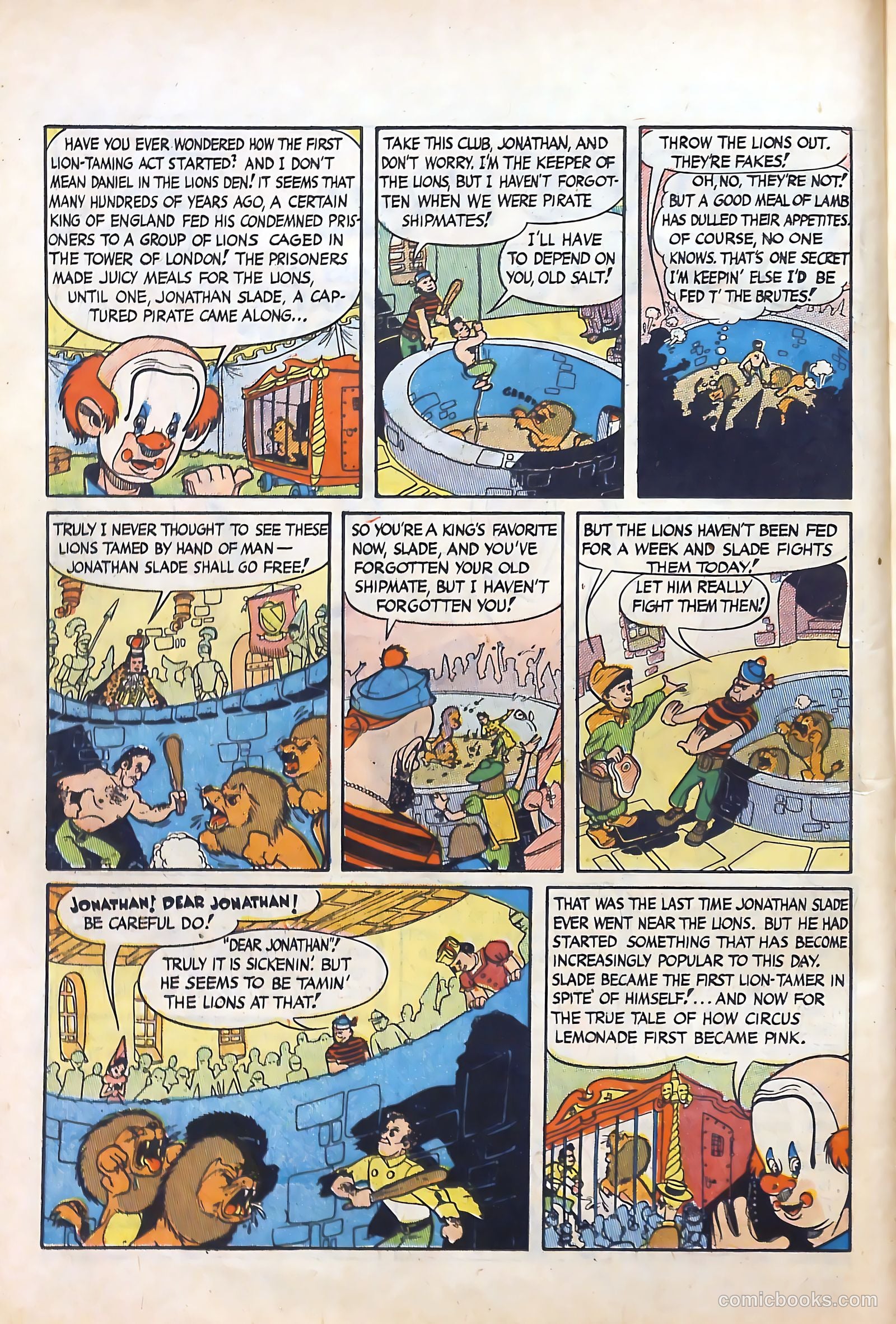 Clyde Beatty Comics #1 — page 40 of 84
