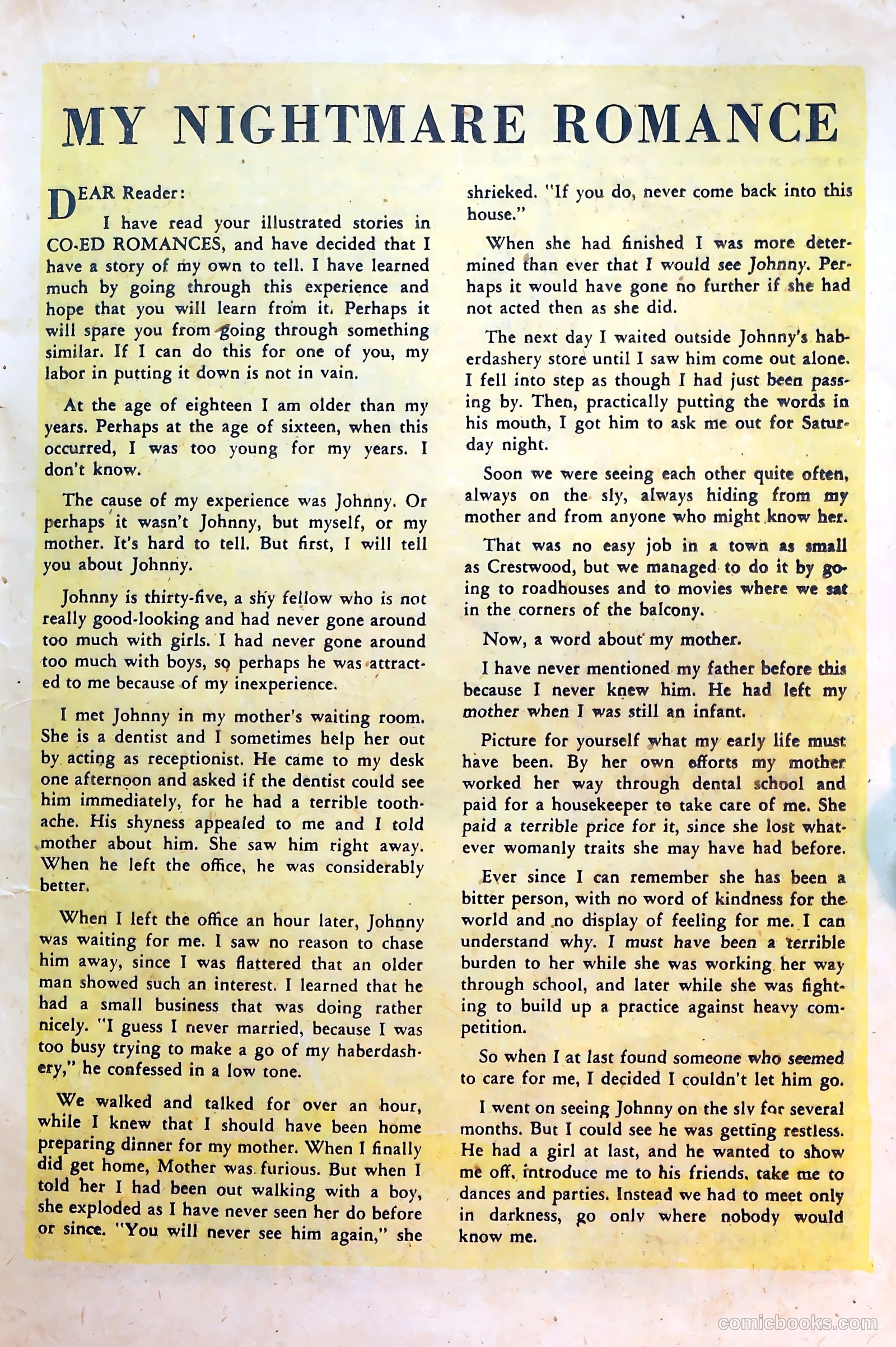 Co-Ed Romances #1 — page 17 of 37