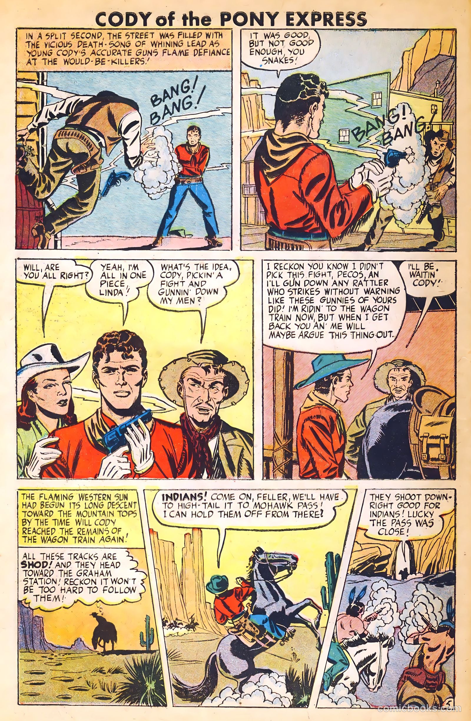 Cody of the Pony Express #1 — page 6 of 36