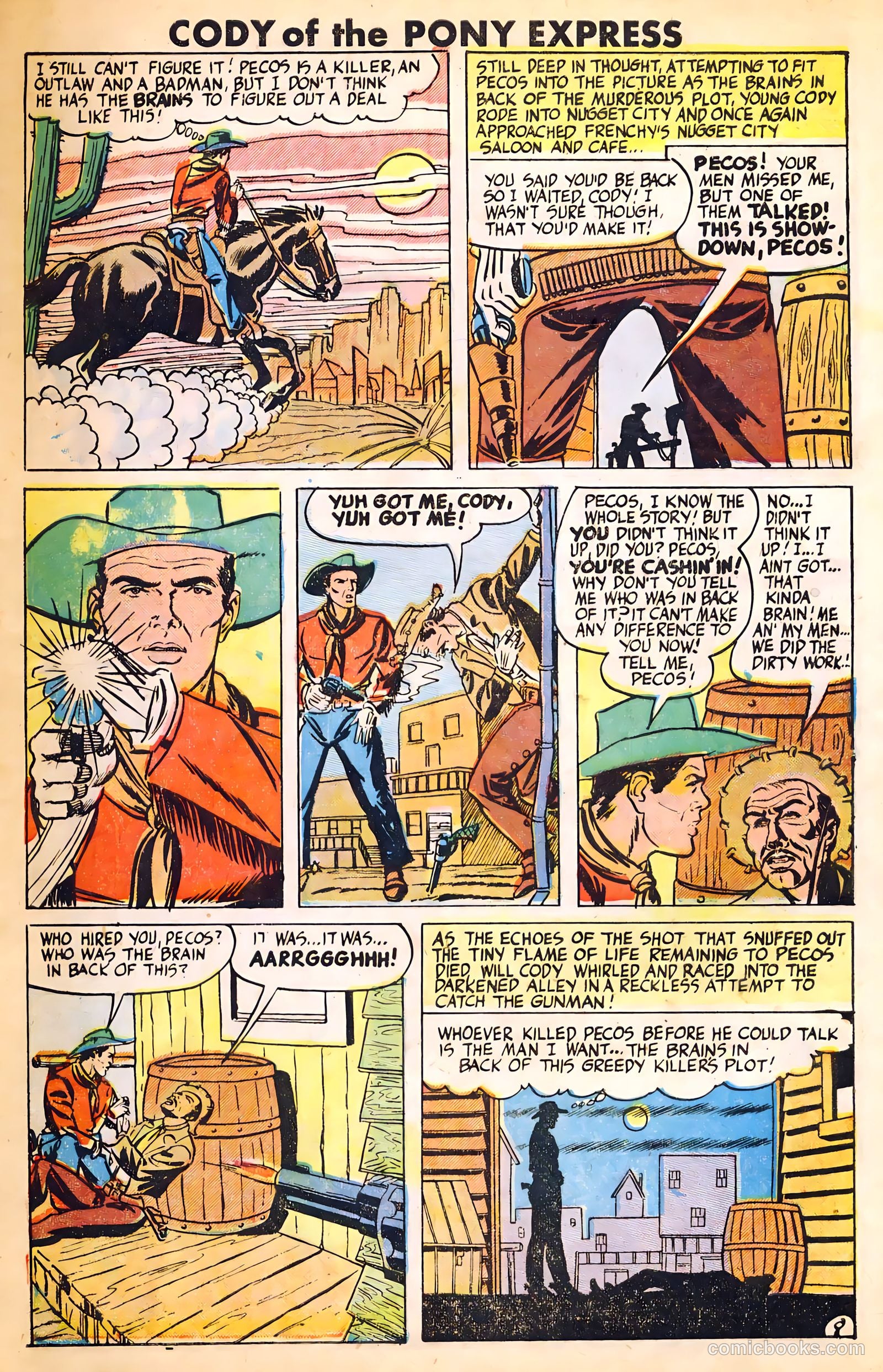 Cody of the Pony Express #1 — page 9 of 36