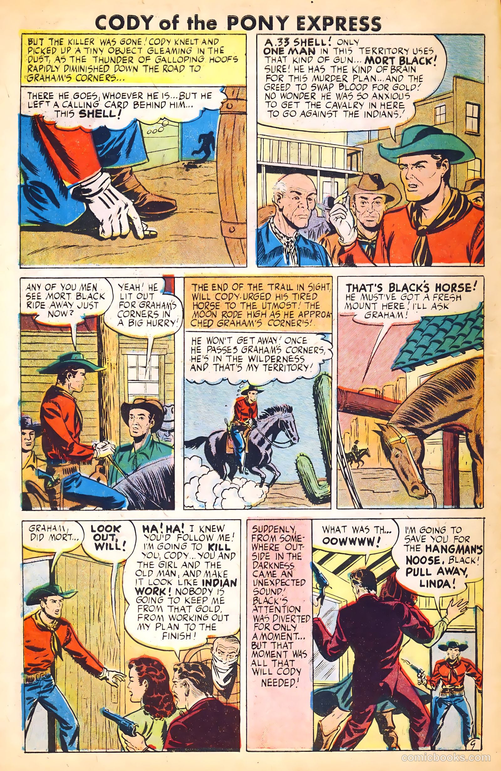 Cody of the Pony Express #1 — page 10 of 36