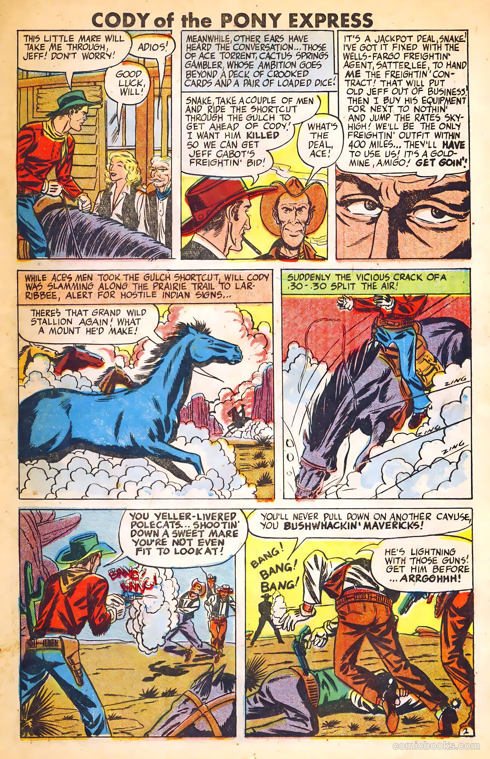 Cody of the Pony Express #1 — page 13 of 36