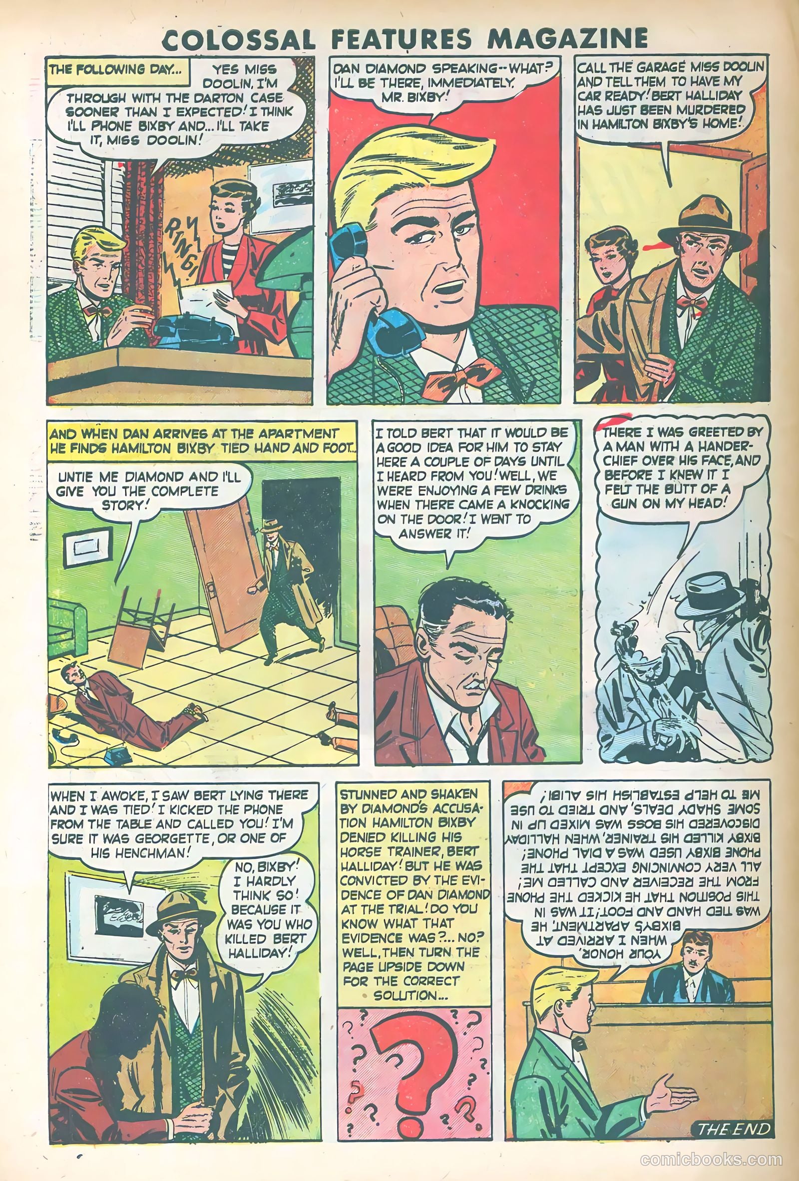 Colossal Features Magazine #3 — page 32 of 36