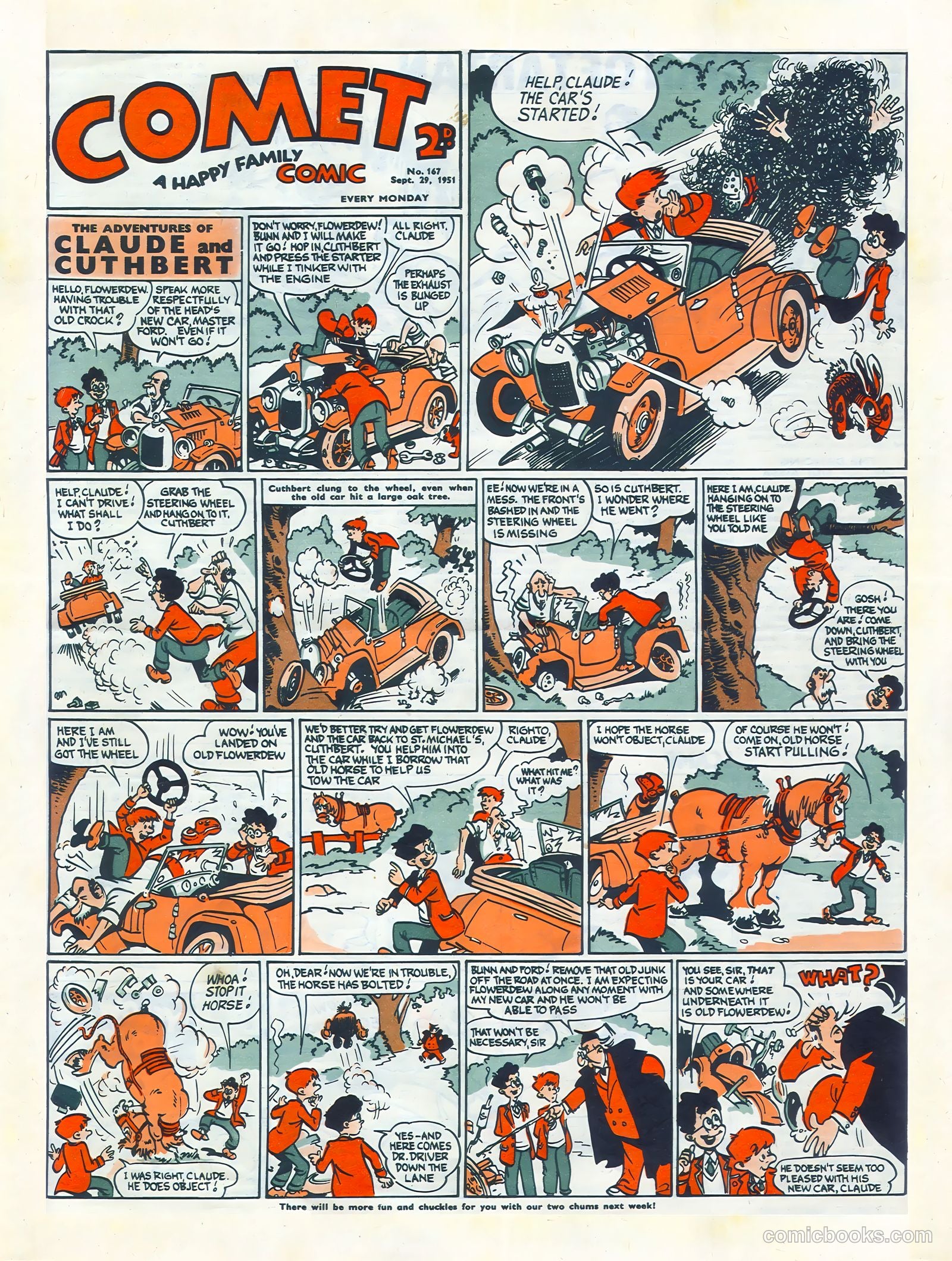 Comet #167 — page 1 of 9