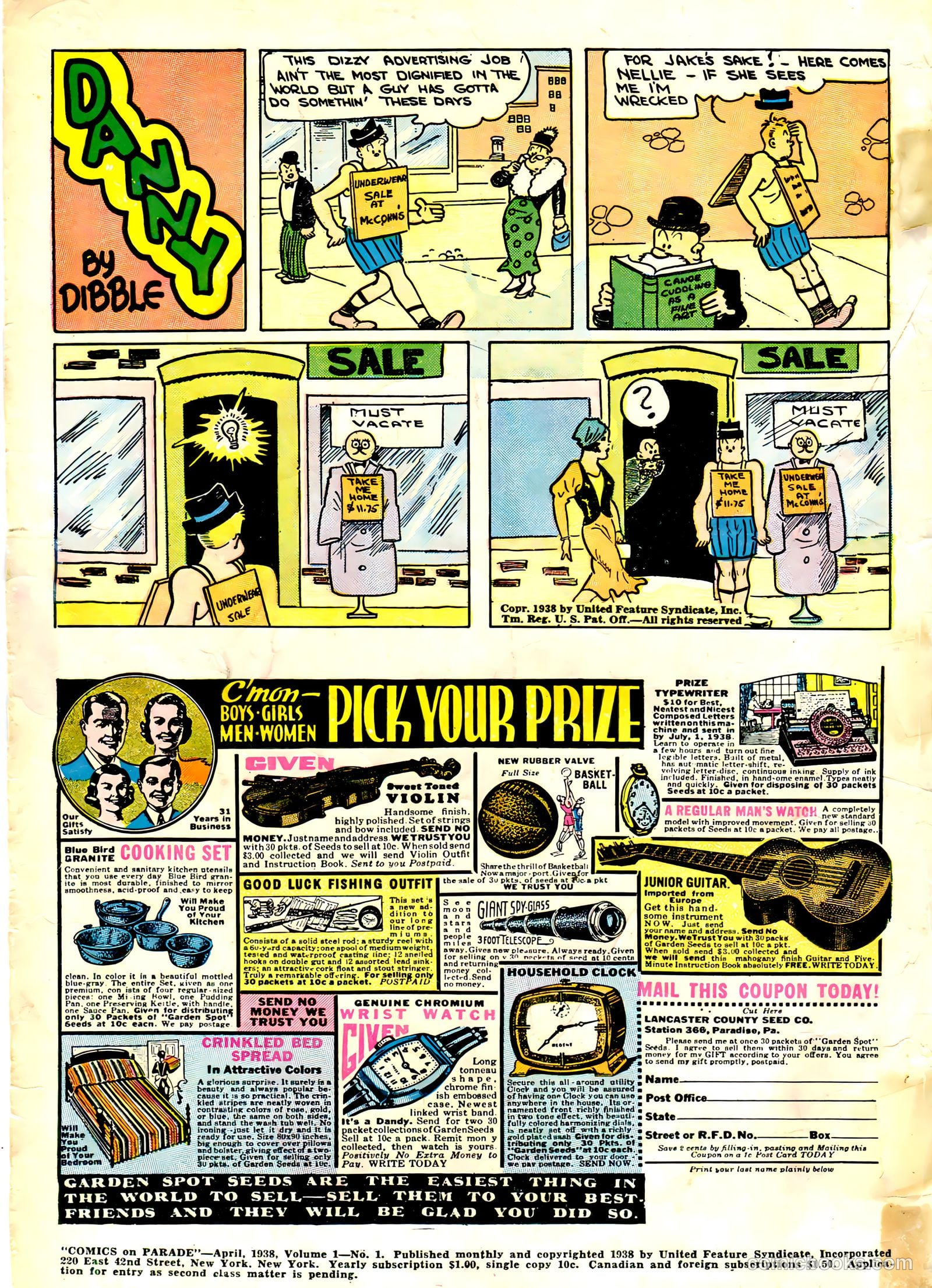 Comics on Parade #1 — page 2 of 58