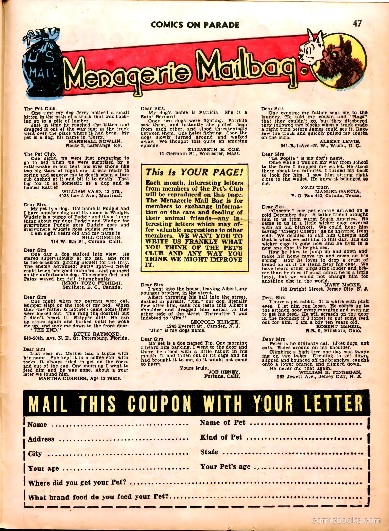 Comics on Parade #10 — page 36 of 55