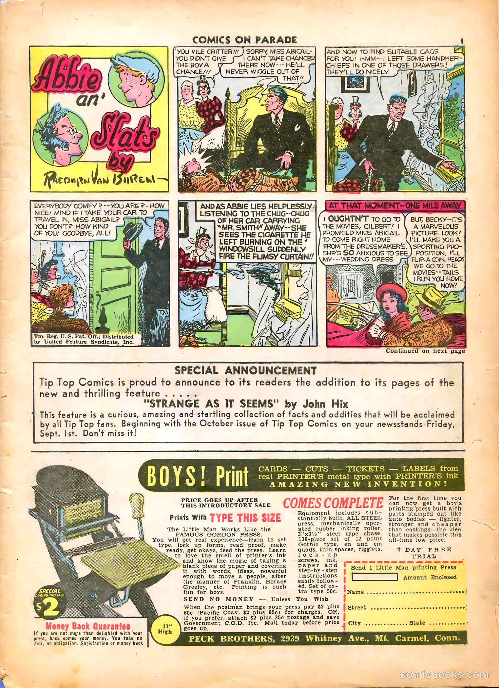 Comics on Parade #18 — page 1 of 55
