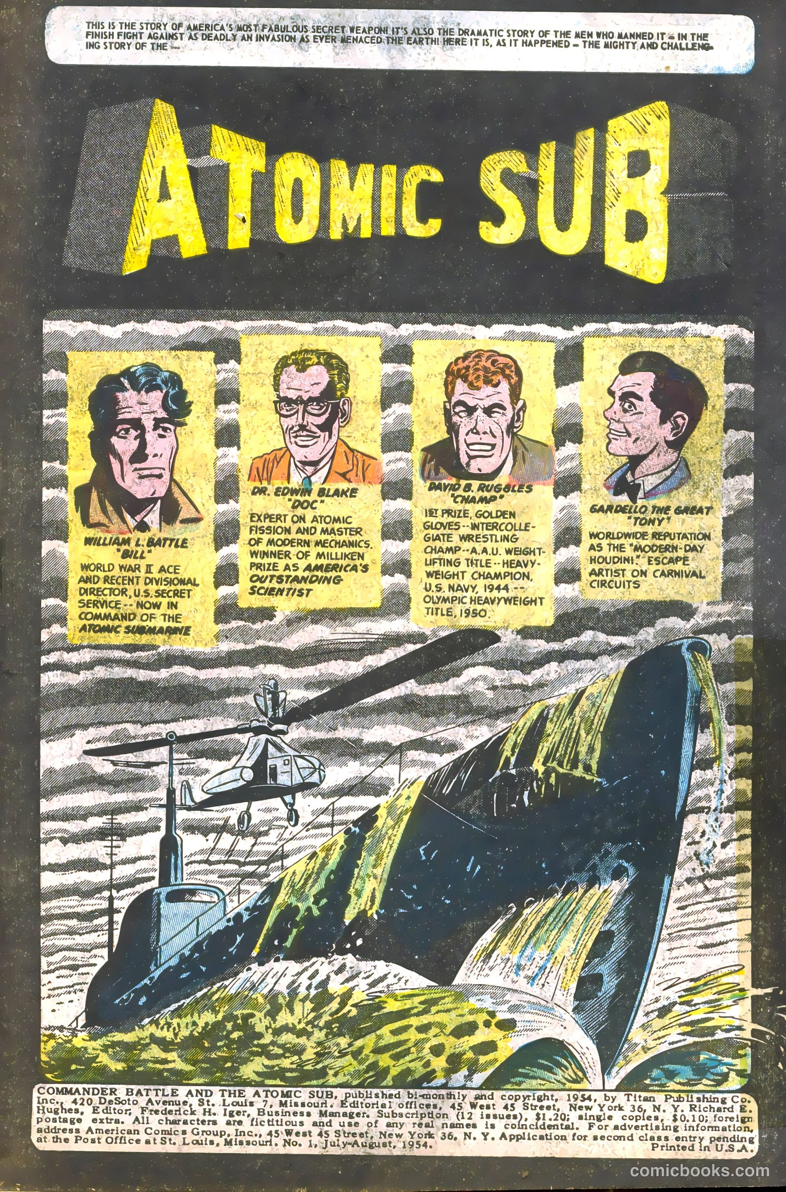 Commander Battle and the Atomic Sub #1 — page 3 of 36