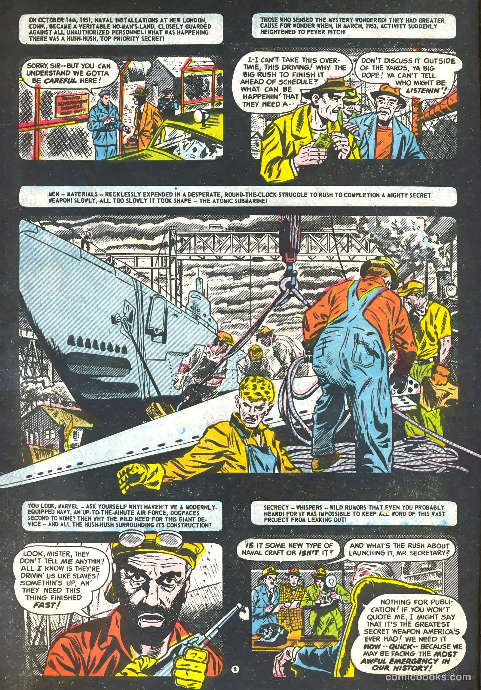 Commander Battle and the Atomic Sub #1 — page 4 of 36