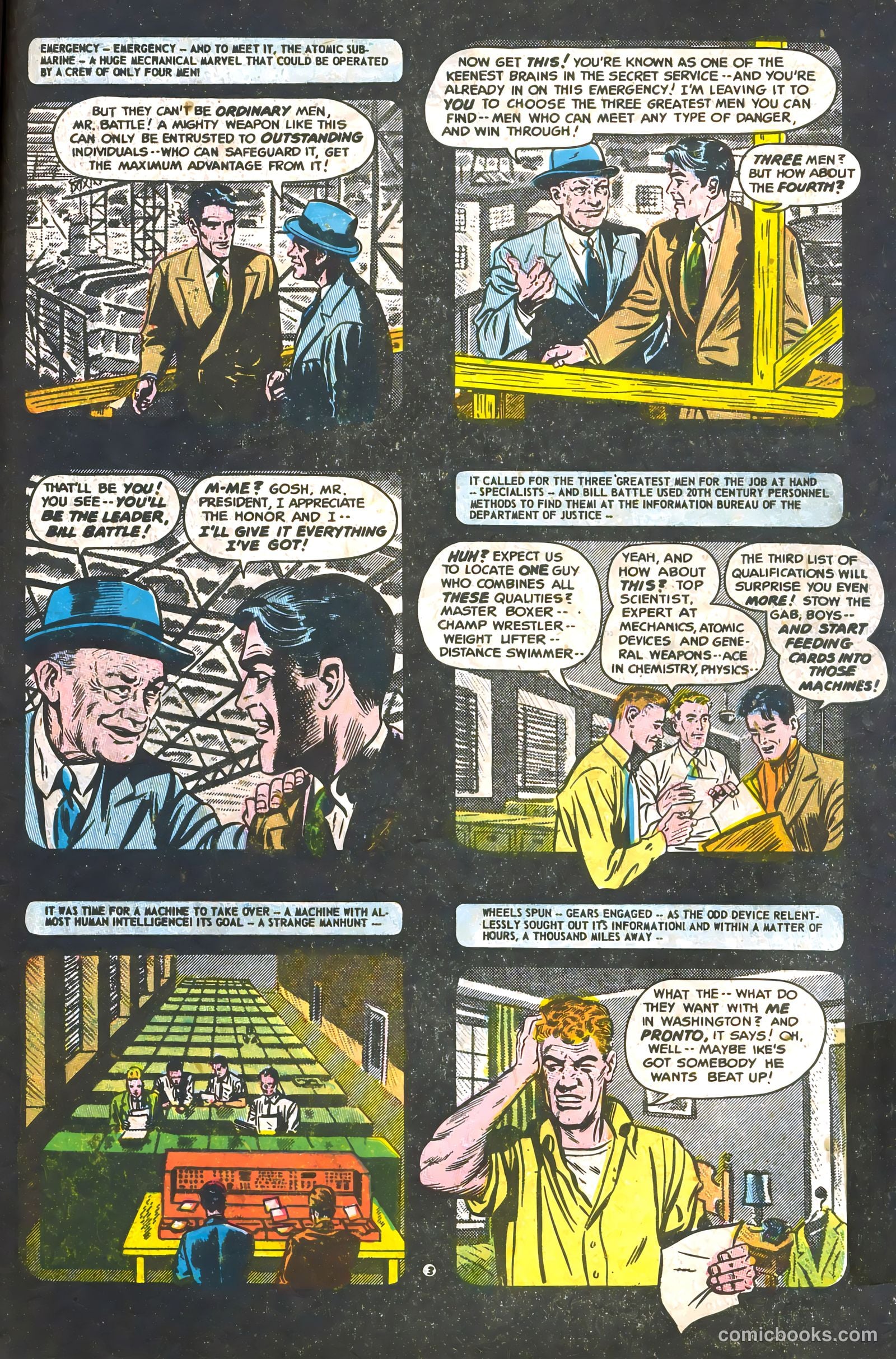 Commander Battle and the Atomic Sub #1 — page 5 of 36