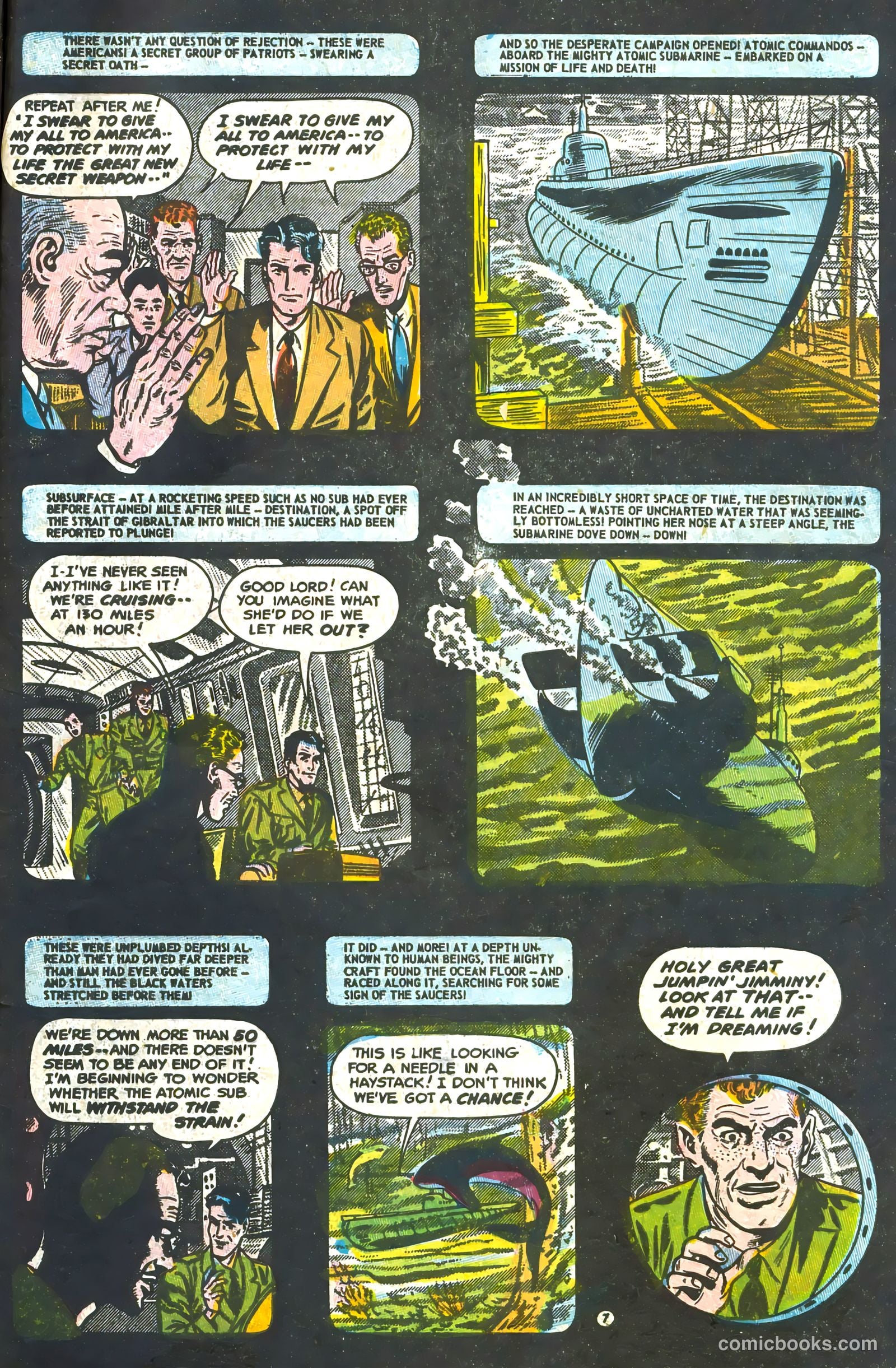 Commander Battle and the Atomic Sub #1 — page 9 of 36