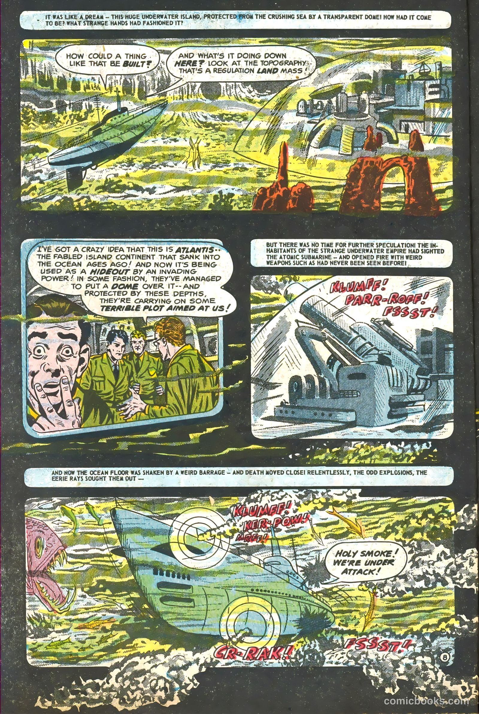 Commander Battle and the Atomic Sub #1 — page 10 of 36
