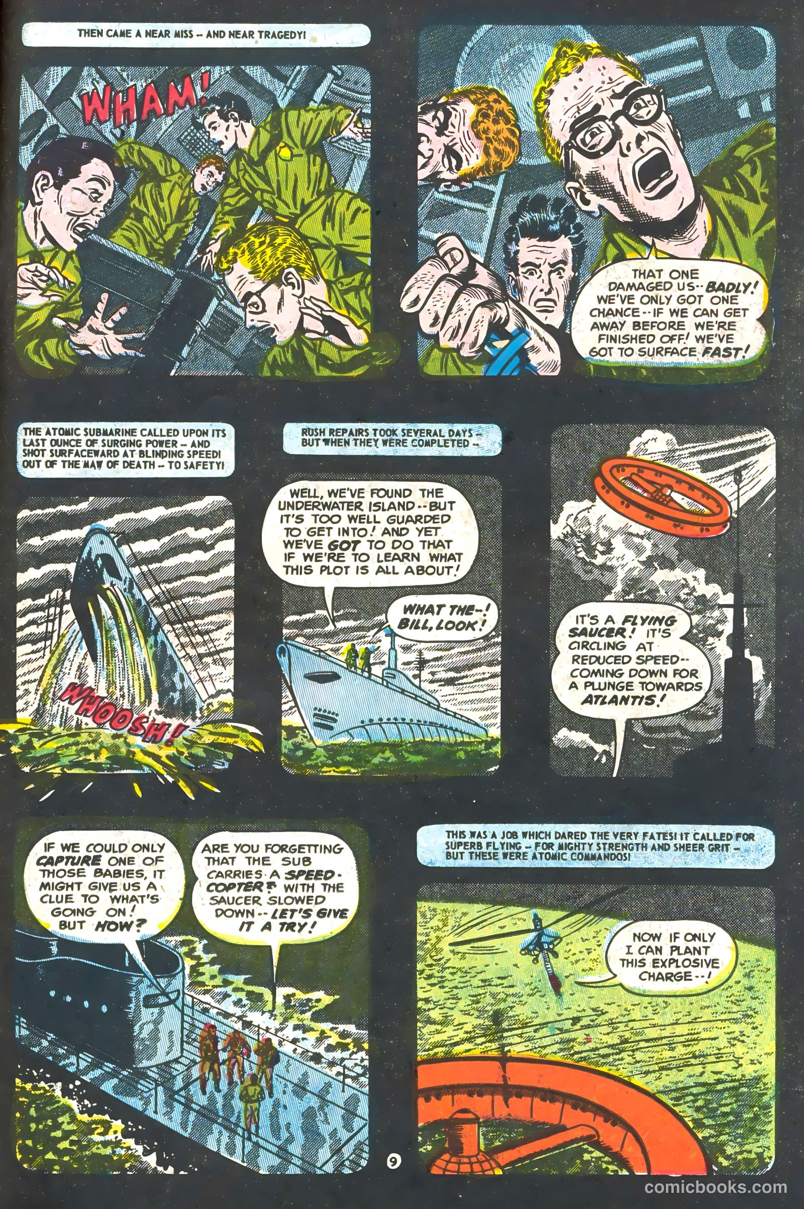 Commander Battle and the Atomic Sub #1 — page 11 of 36
