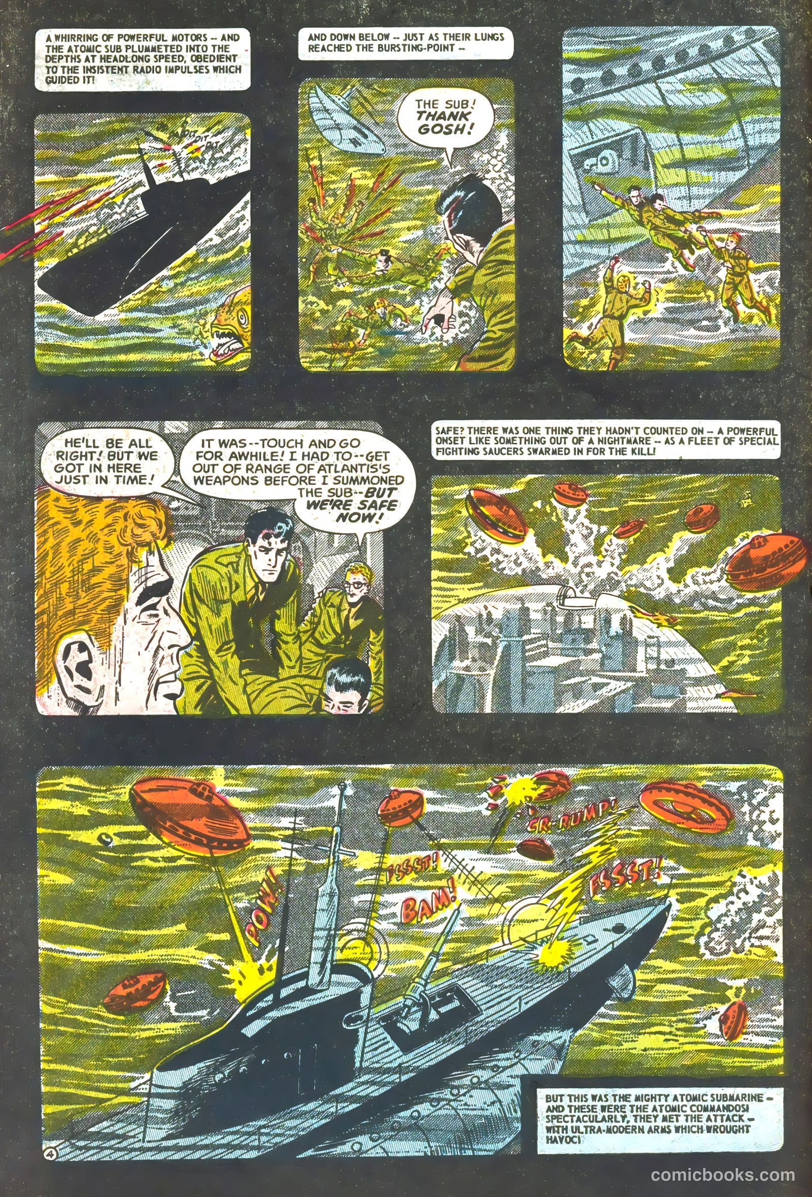 Commander Battle and the Atomic Sub #1 — page 30 of 36