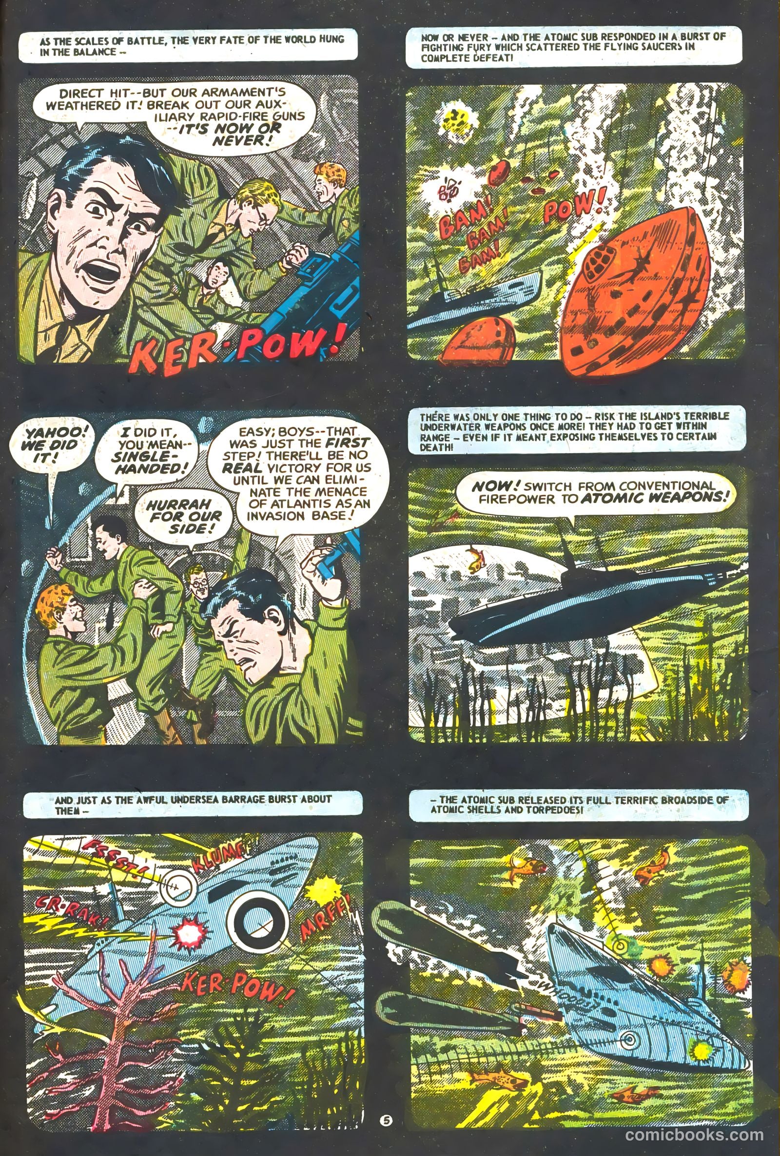 Commander Battle and the Atomic Sub #1 — page 31 of 36