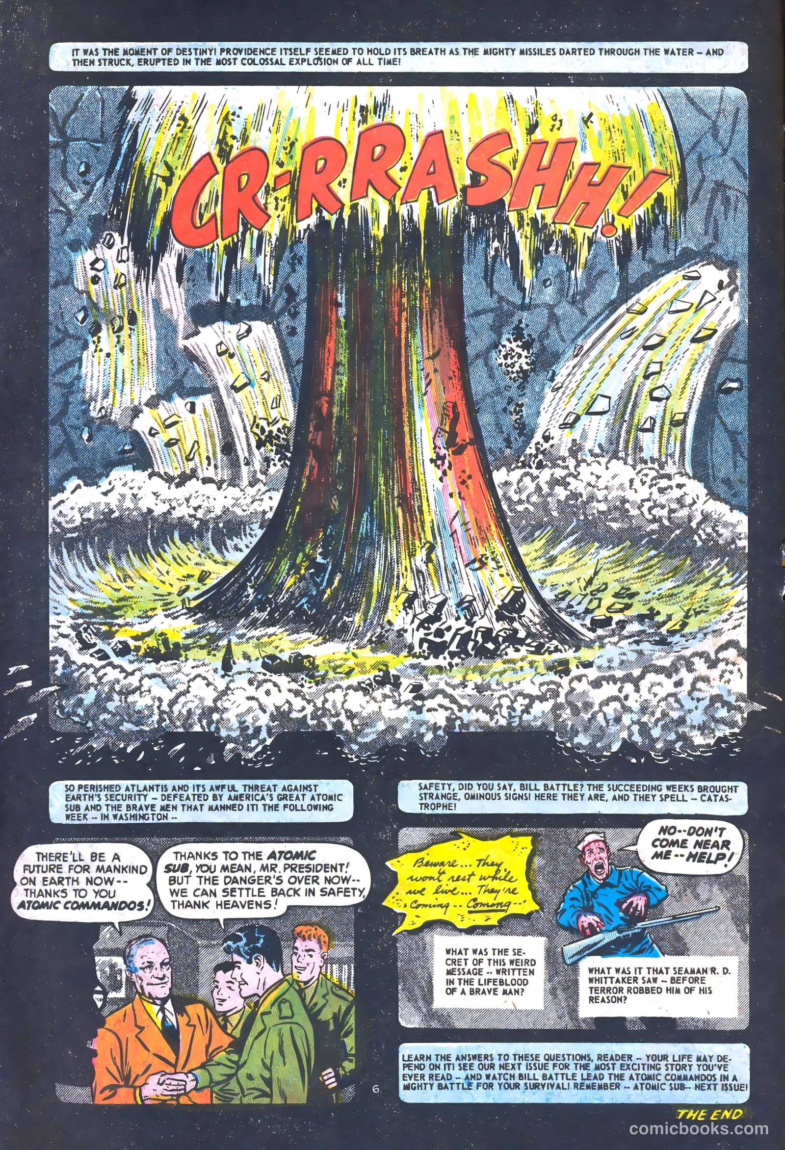 Commander Battle and the Atomic Sub #1 — page 32 of 36