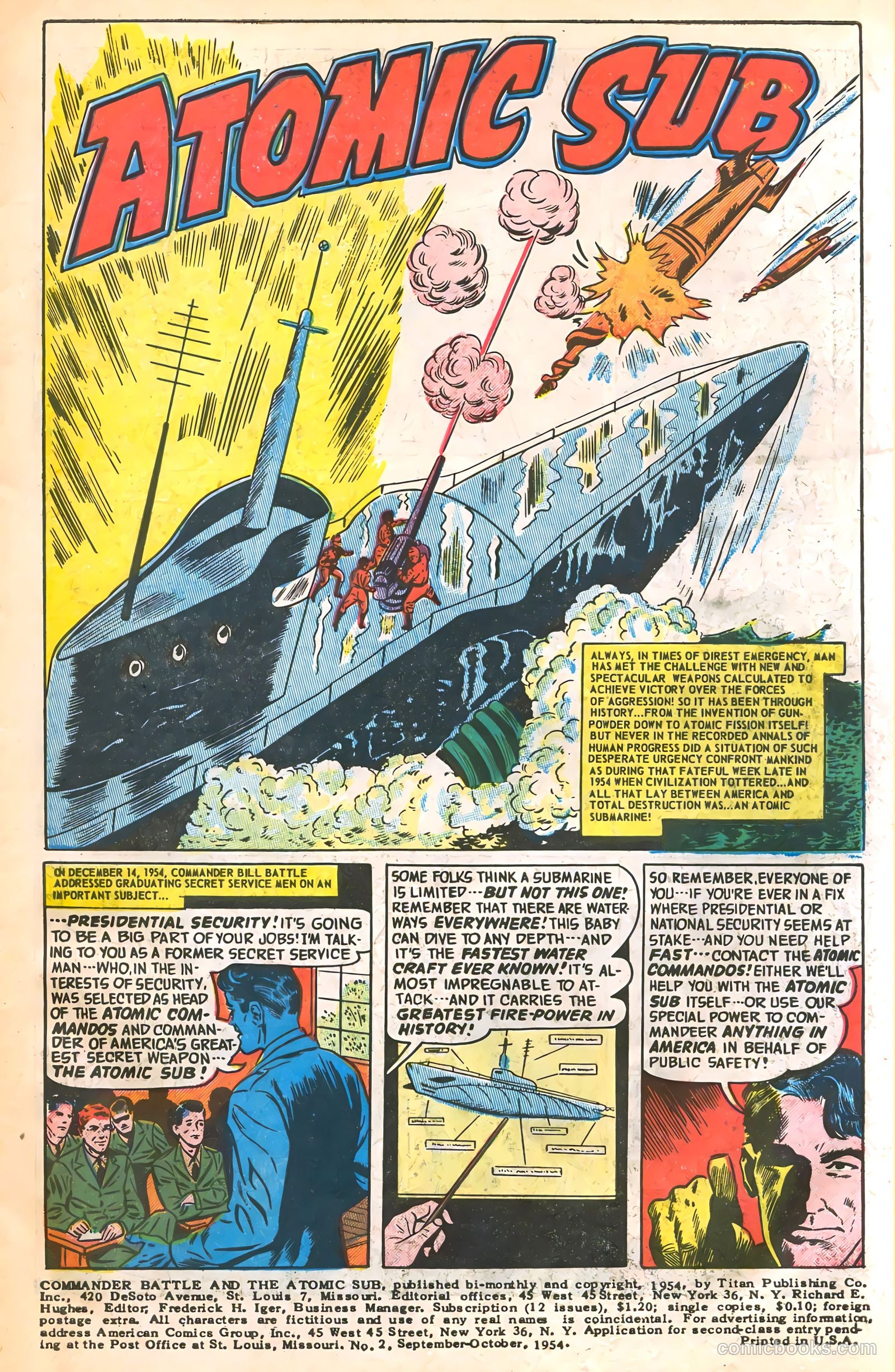 Commander Battle and the Atomic Sub #2 — page 3 of 36
