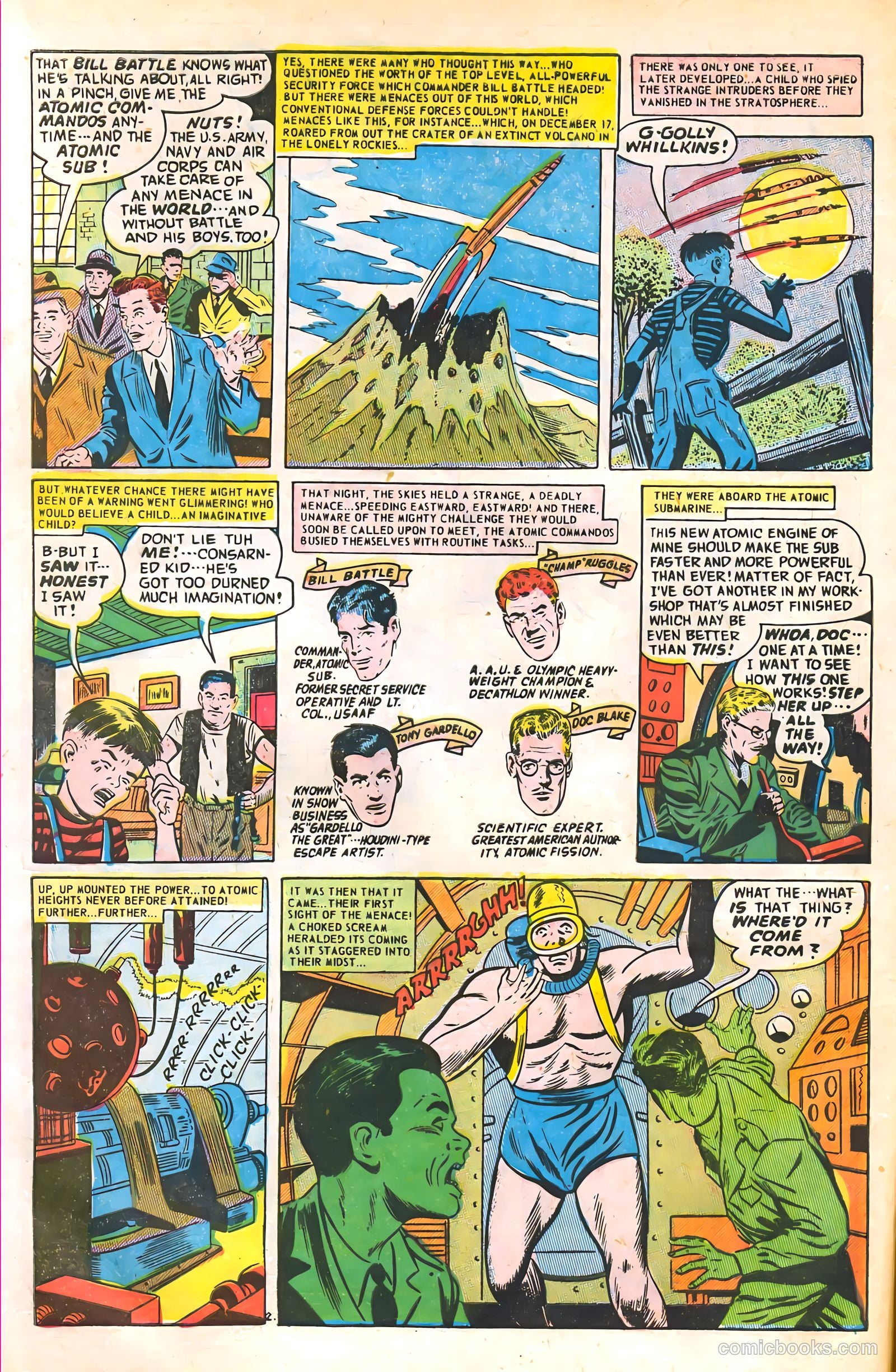 Commander Battle and the Atomic Sub #2 — page 4 of 36