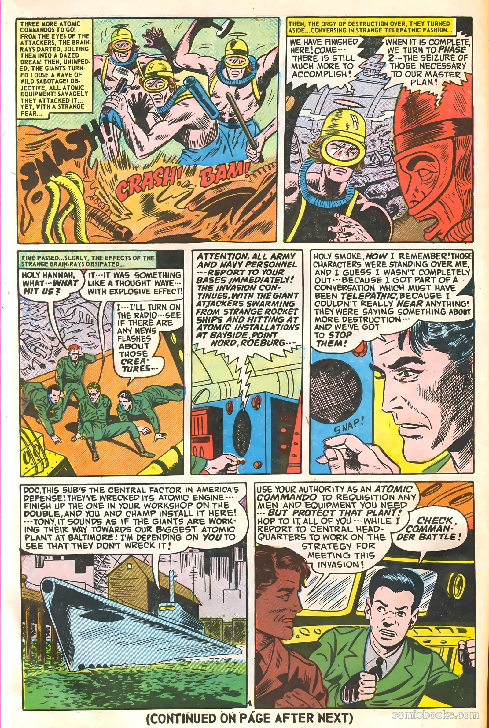 Commander Battle and the Atomic Sub #2 — page 6 of 36