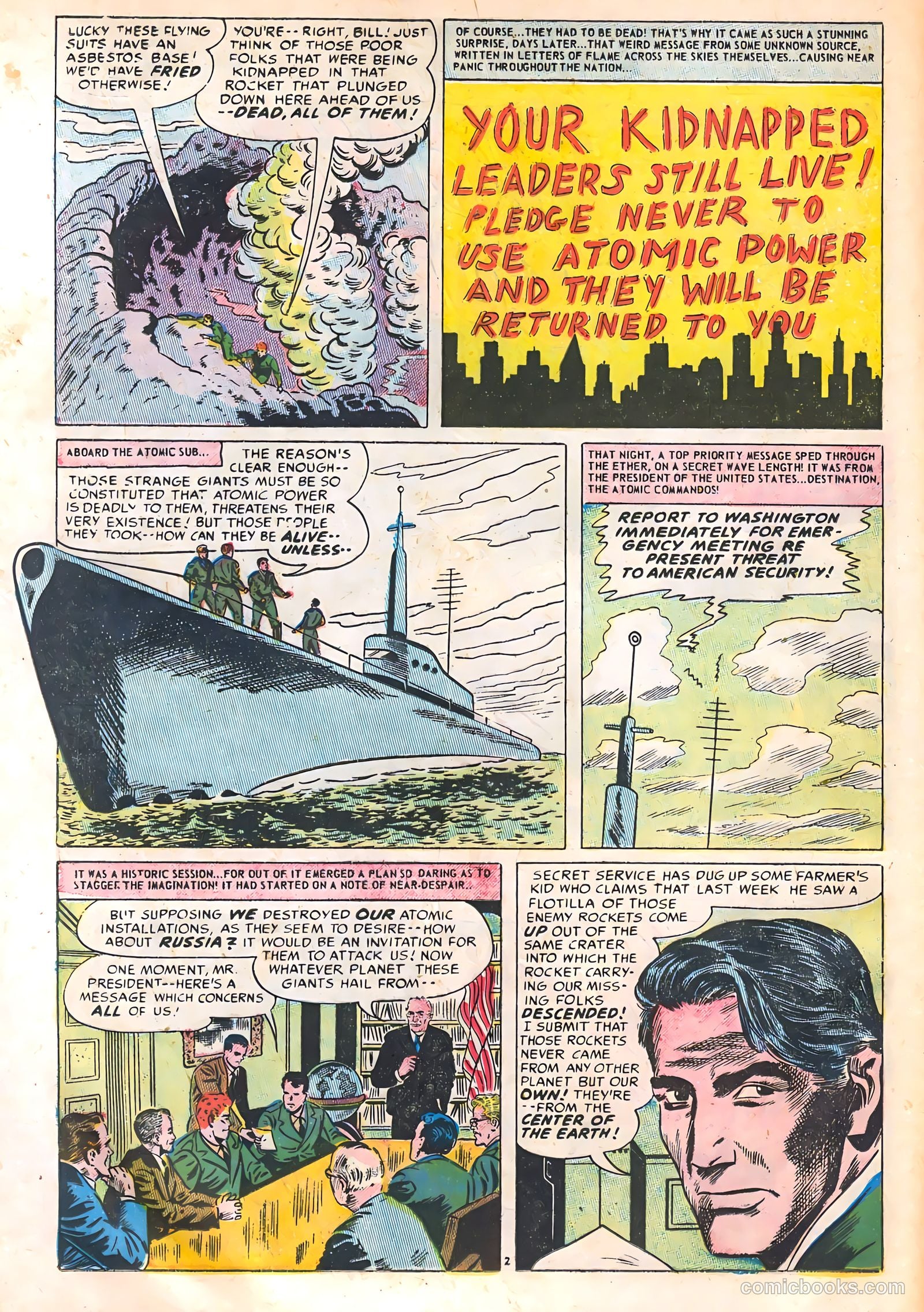 Commander Battle and the Atomic Sub #2 — page 16 of 36