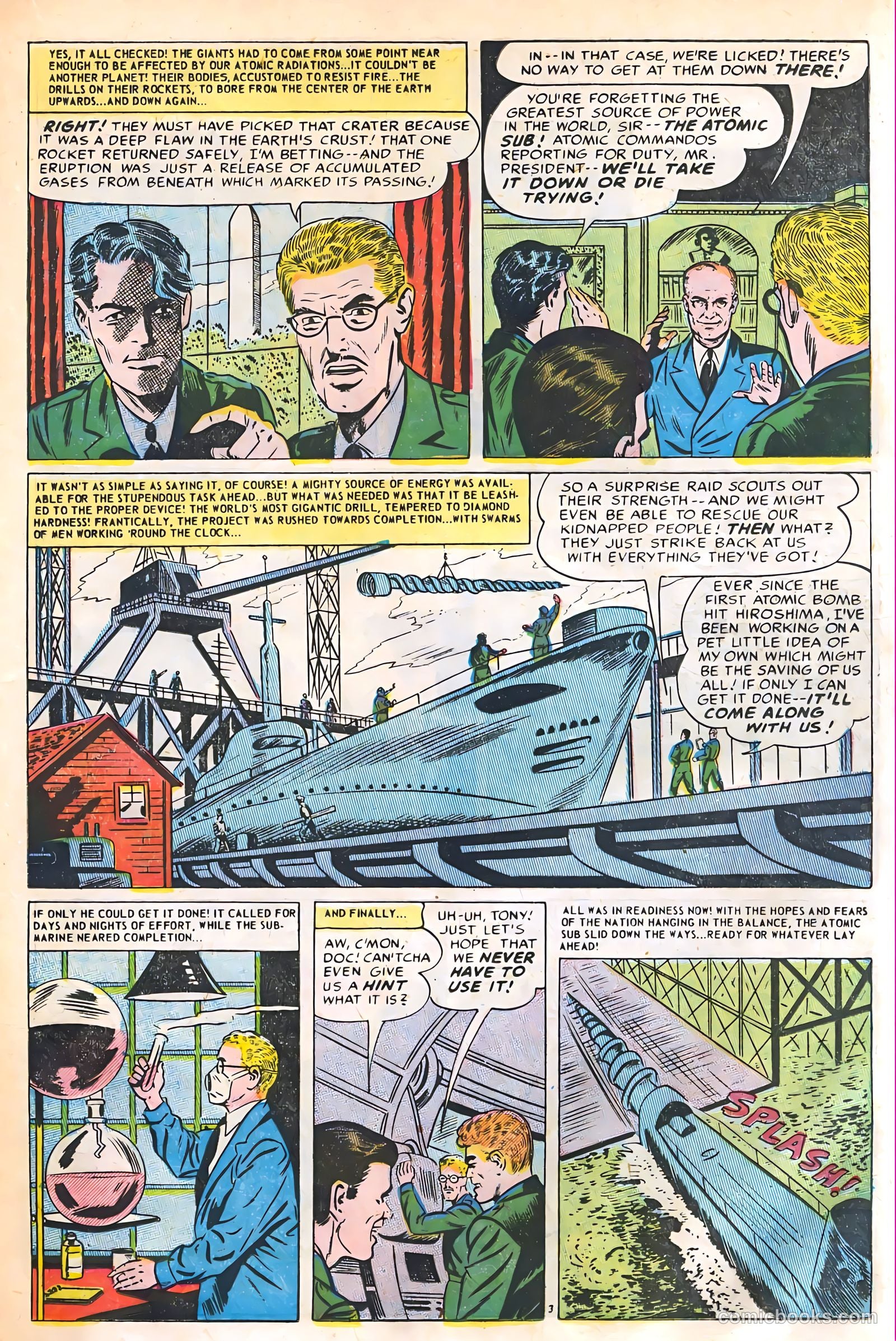 Commander Battle and the Atomic Sub #2 — page 17 of 36