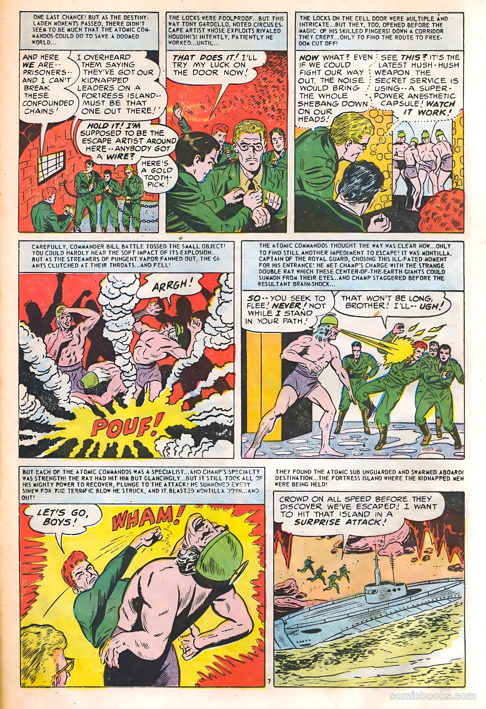 Commander Battle and the Atomic Sub #2 — page 21 of 36
