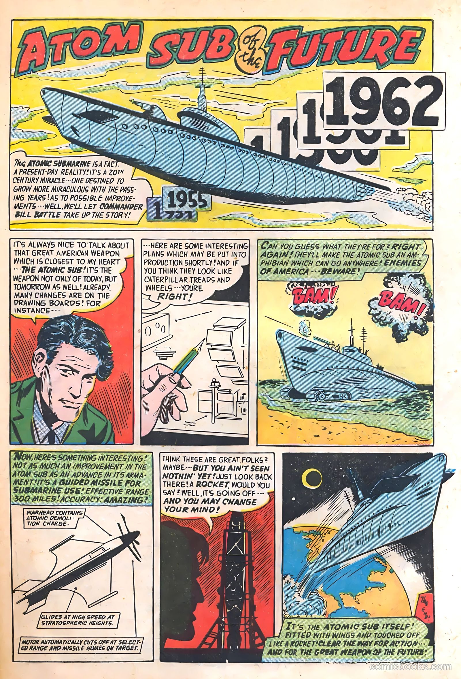 Commander Battle and the Atomic Sub #2 — page 33 of 36