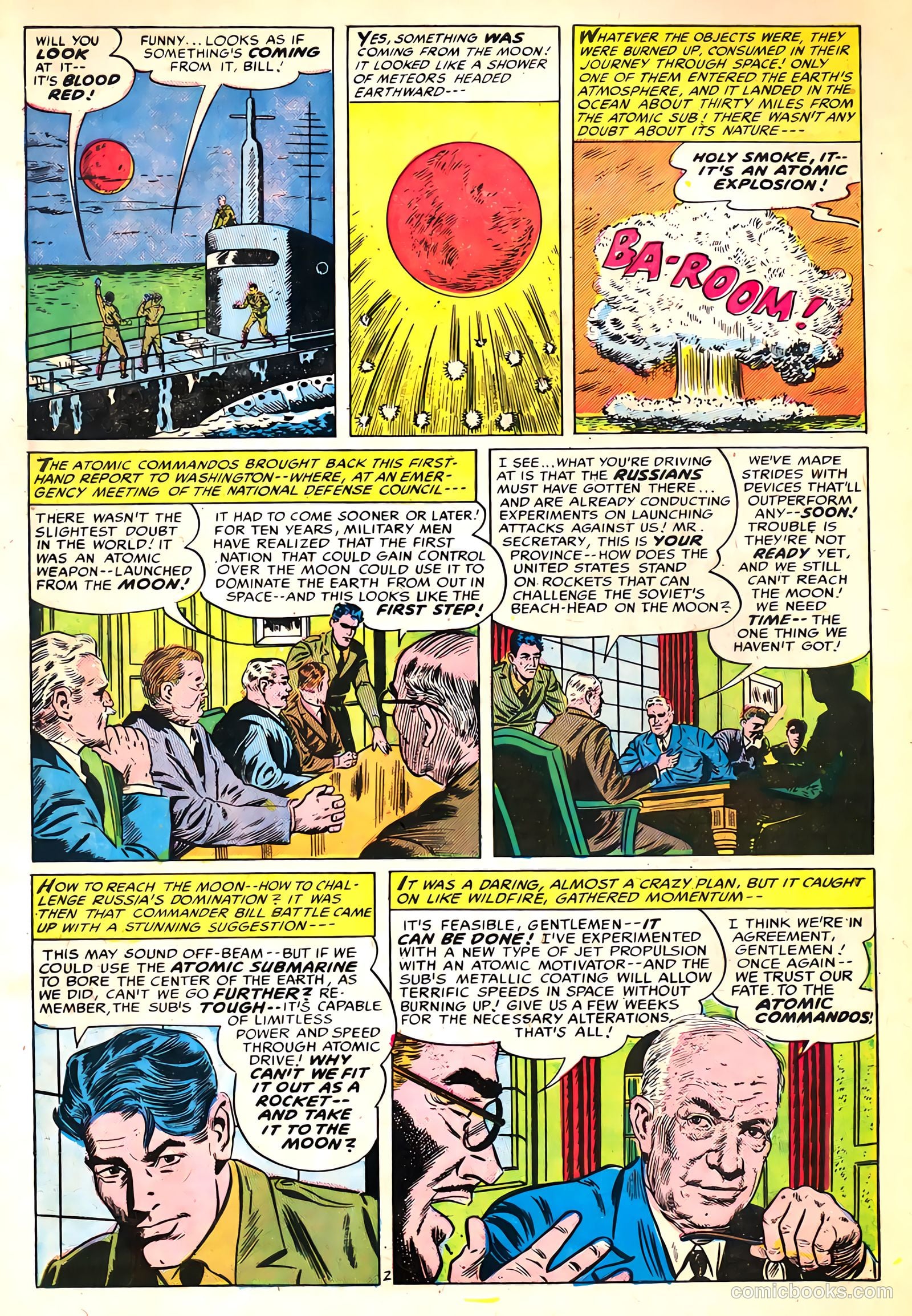 Commander Battle and the Atomic Sub #3 — page 4 of 36