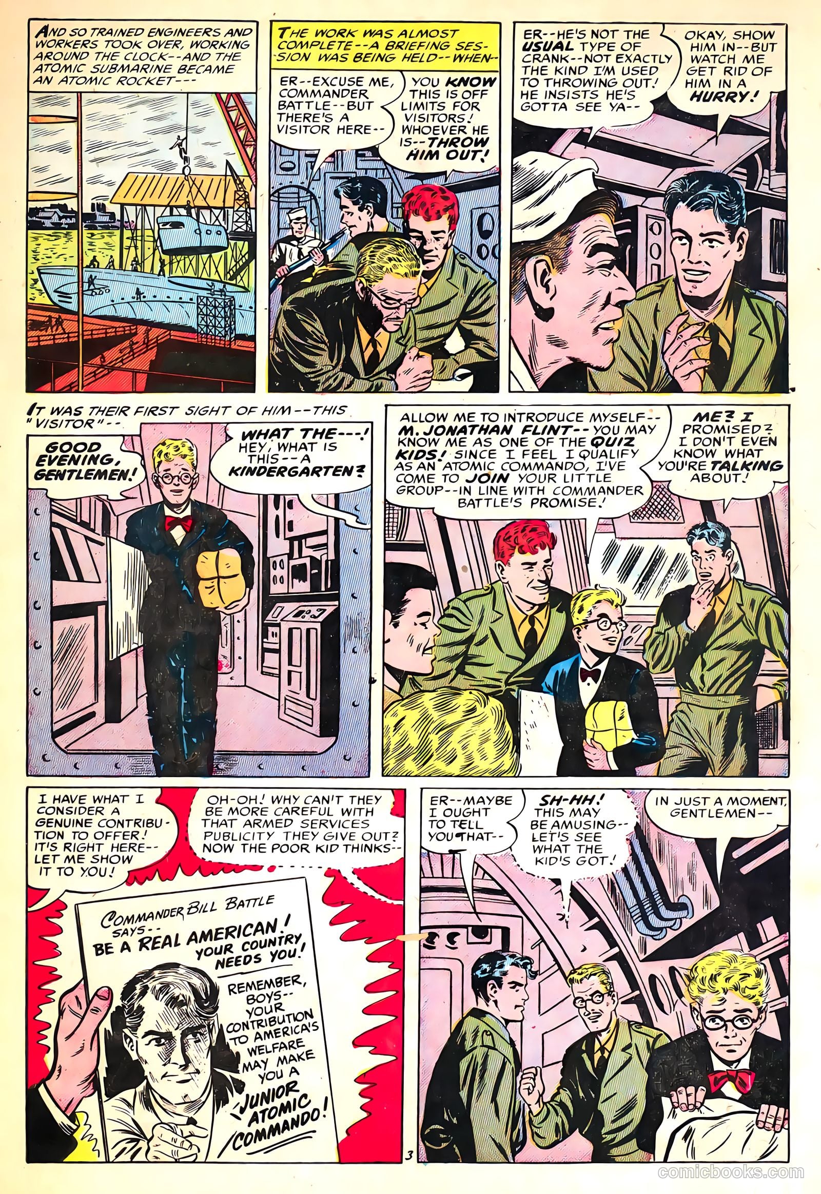 Commander Battle and the Atomic Sub #3 — page 5 of 36