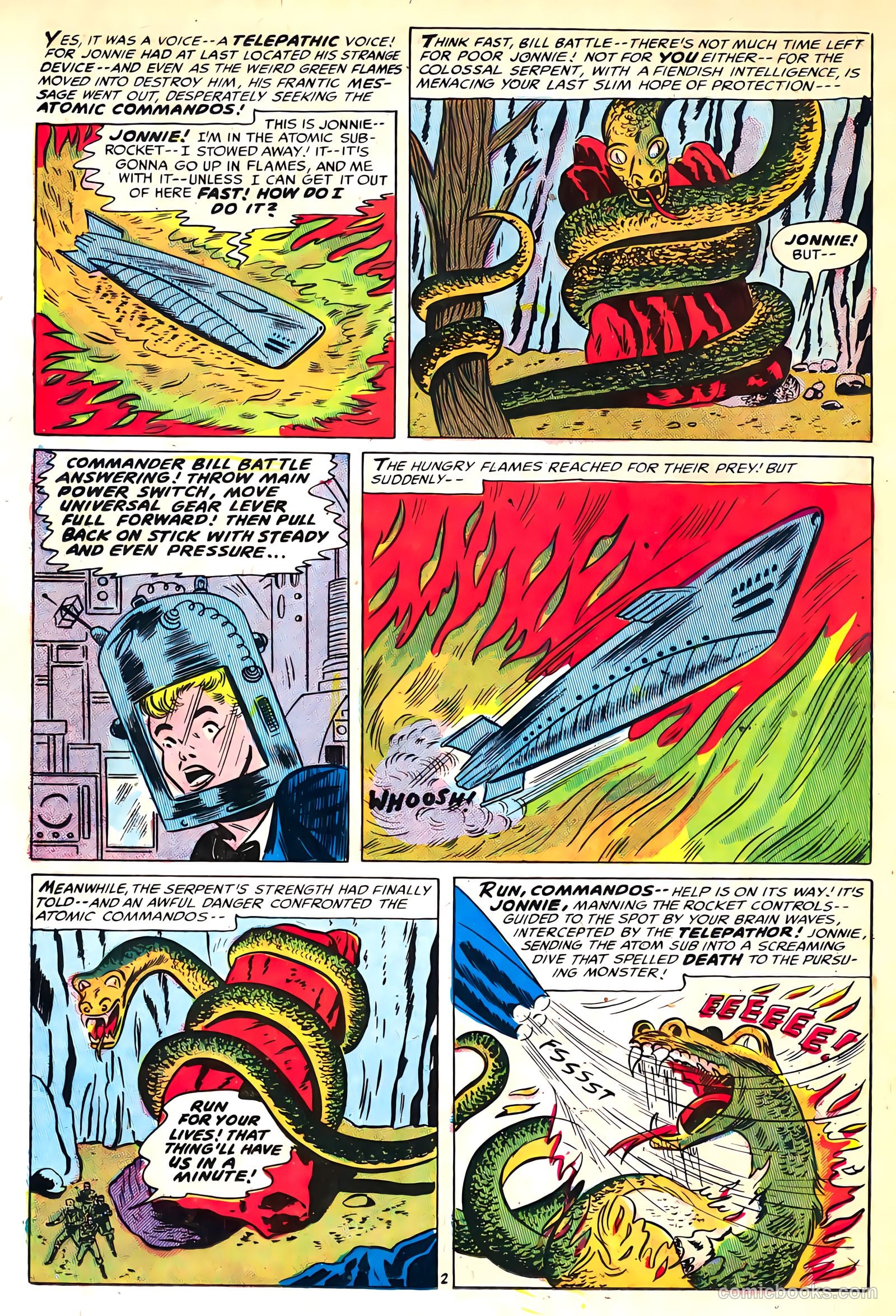 Commander Battle and the Atomic Sub #3 — page 20 of 36