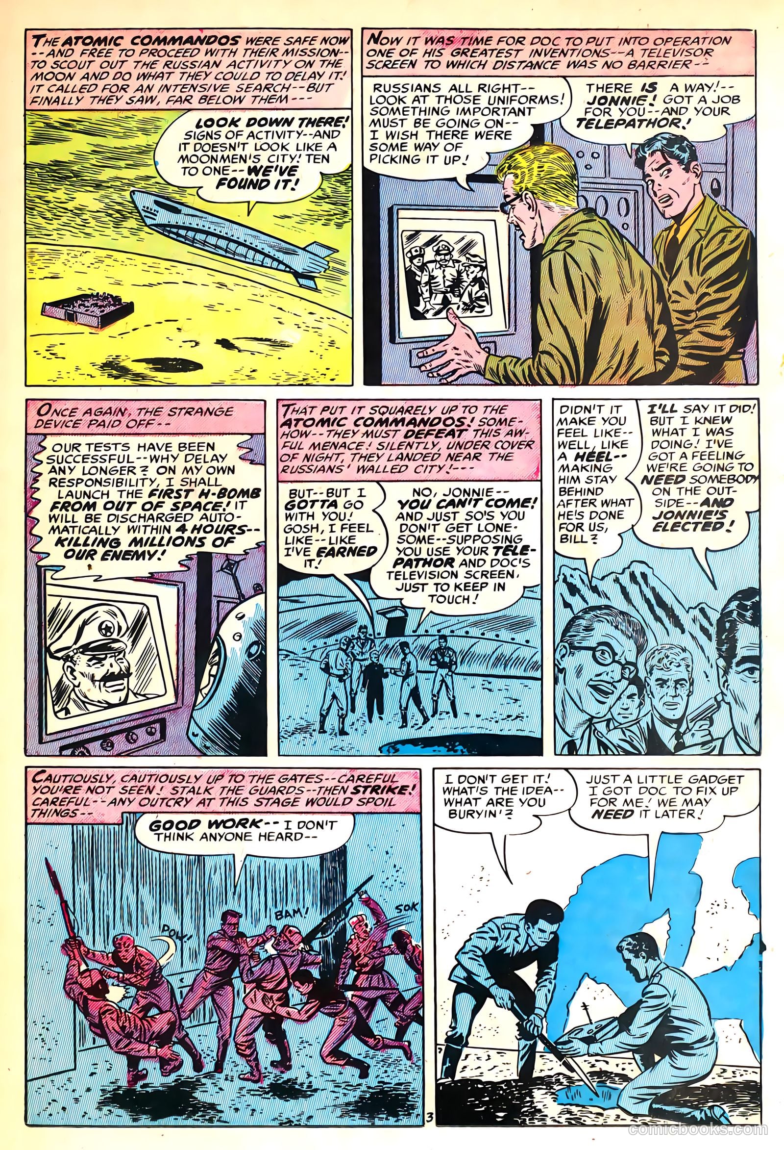 Commander Battle and the Atomic Sub #3 — page 21 of 36