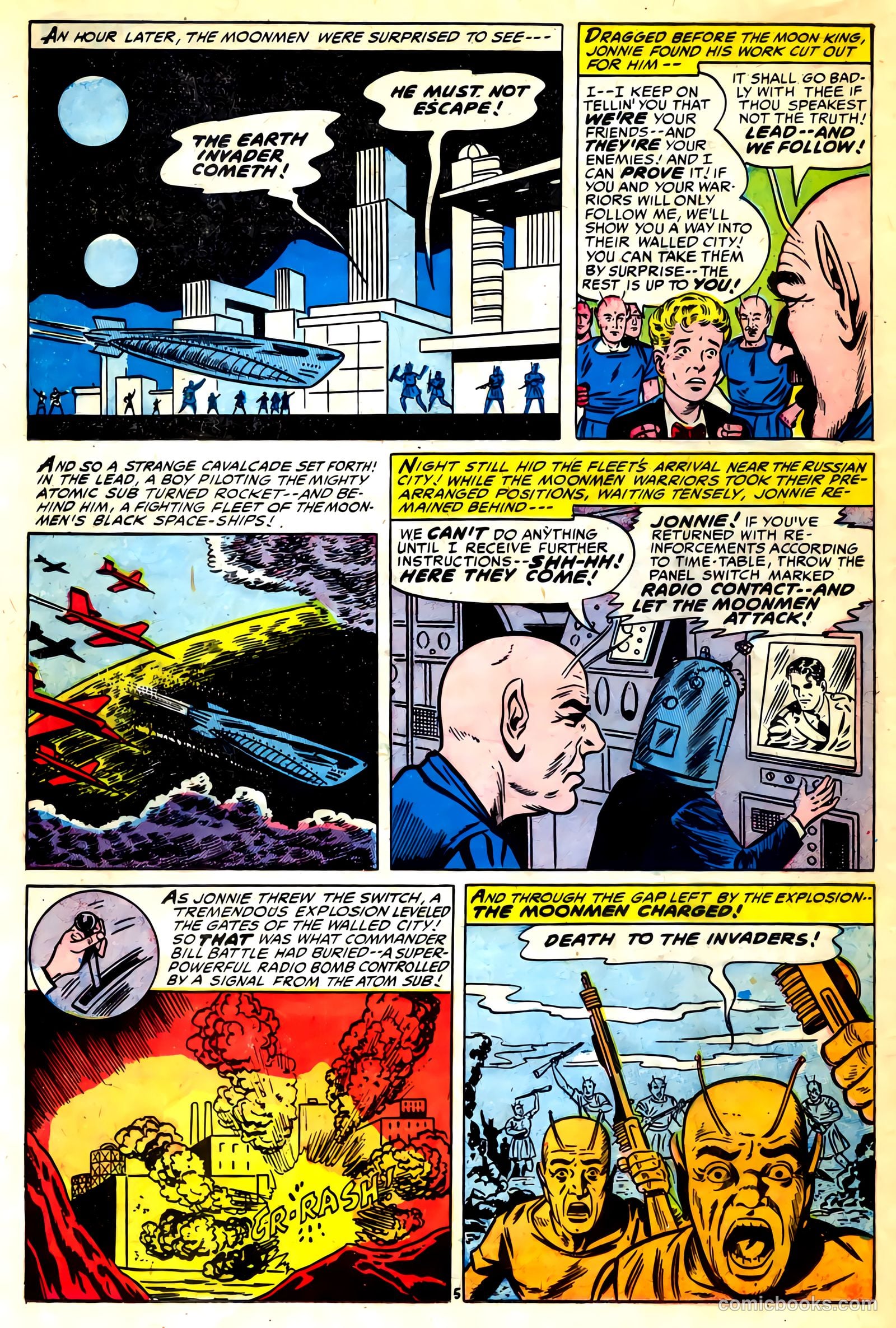 Commander Battle and the Atomic Sub #3 — page 24 of 36