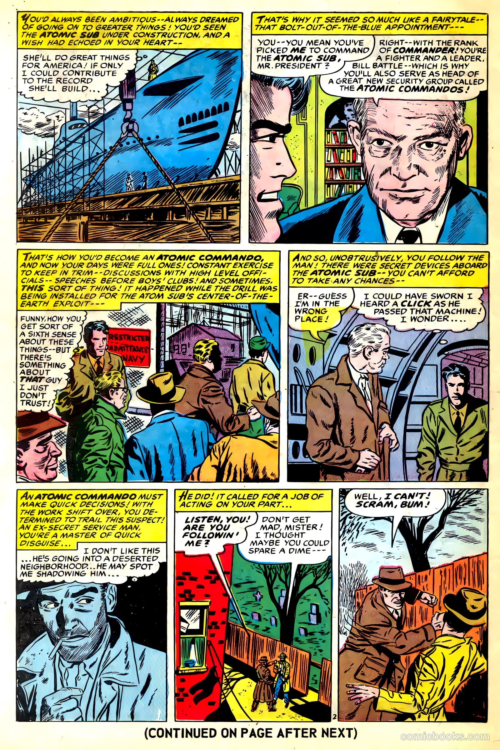 Commander Battle and the Atomic Sub #3 — page 28 of 36