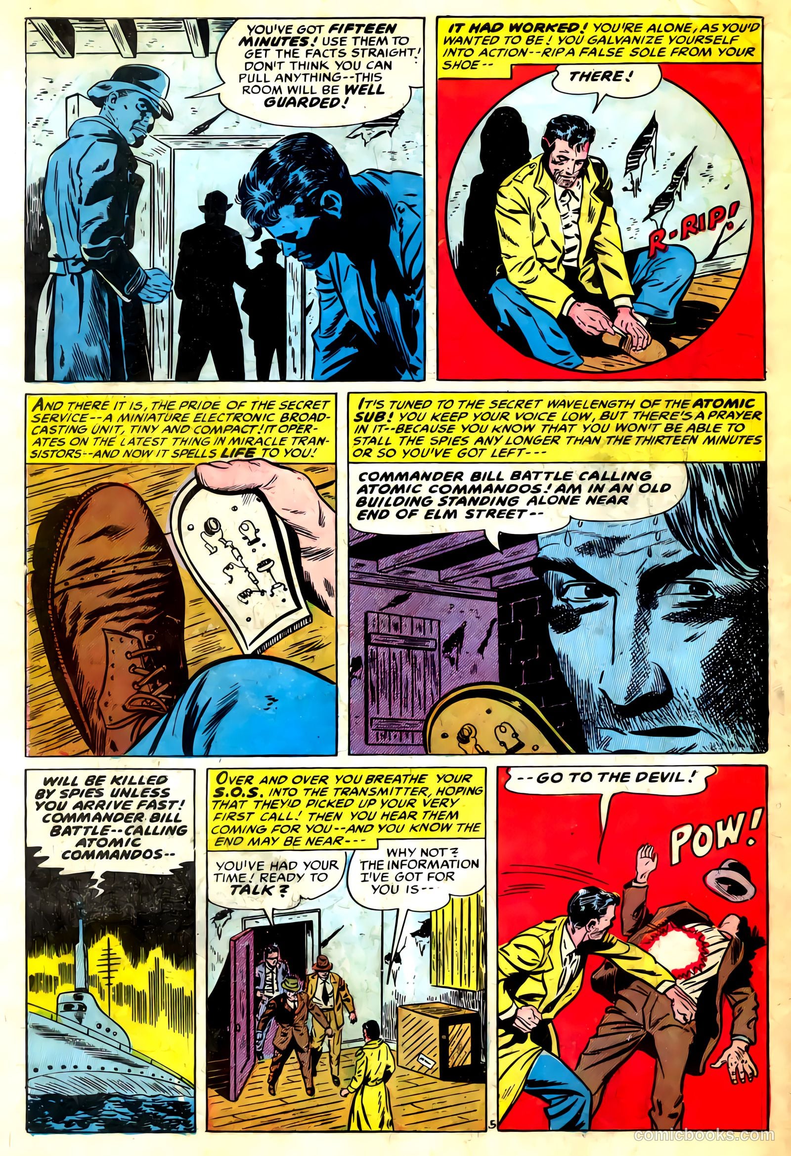 Commander Battle and the Atomic Sub #3 — page 32 of 36