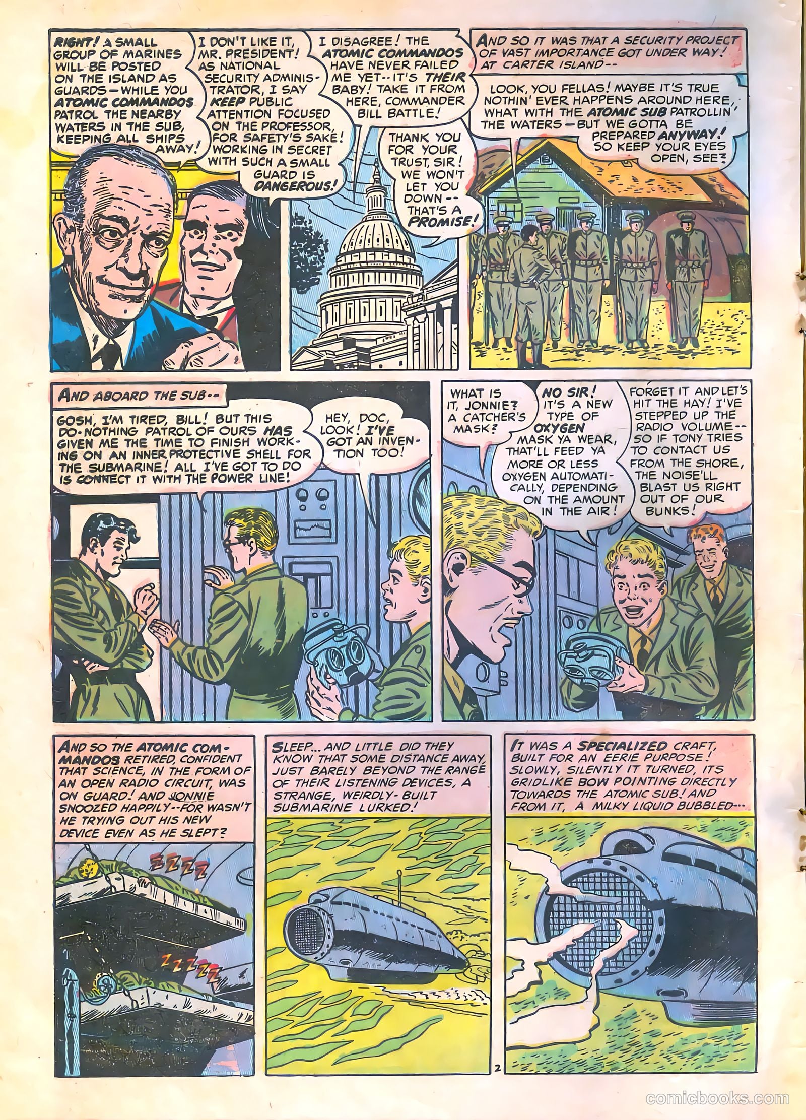Commander Battle and the Atomic Sub #4 — page 4 of 36