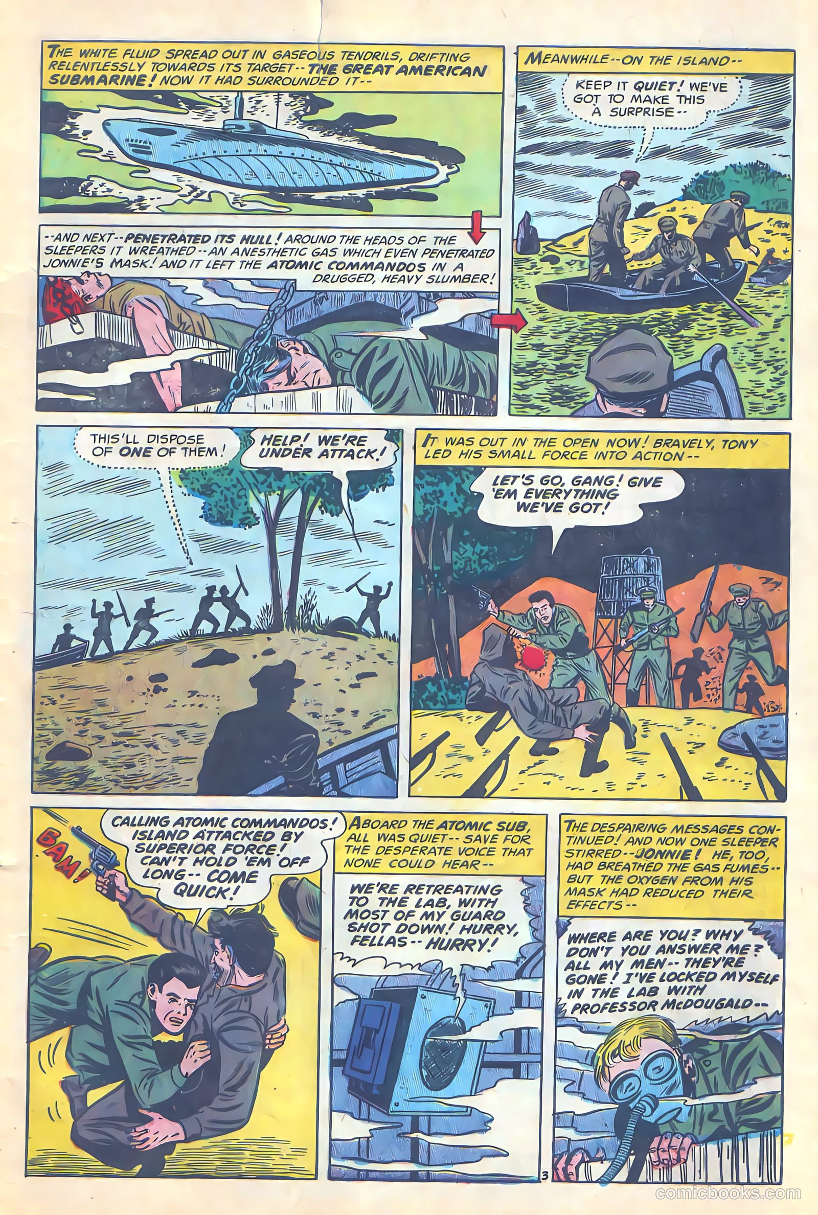Commander Battle and the Atomic Sub #4 — page 5 of 36