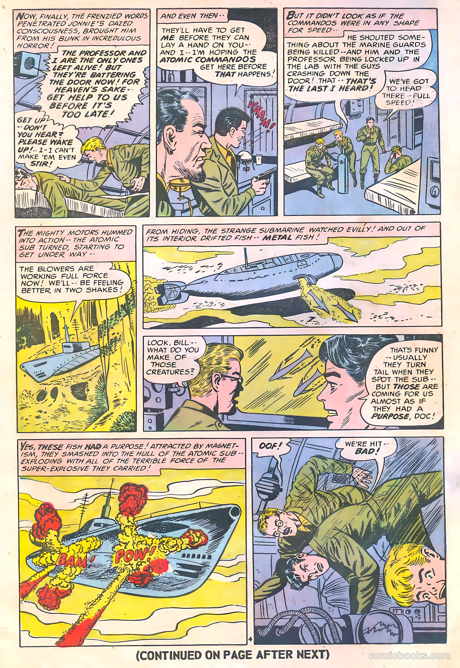 Commander Battle and the Atomic Sub #4 — page 6 of 36
