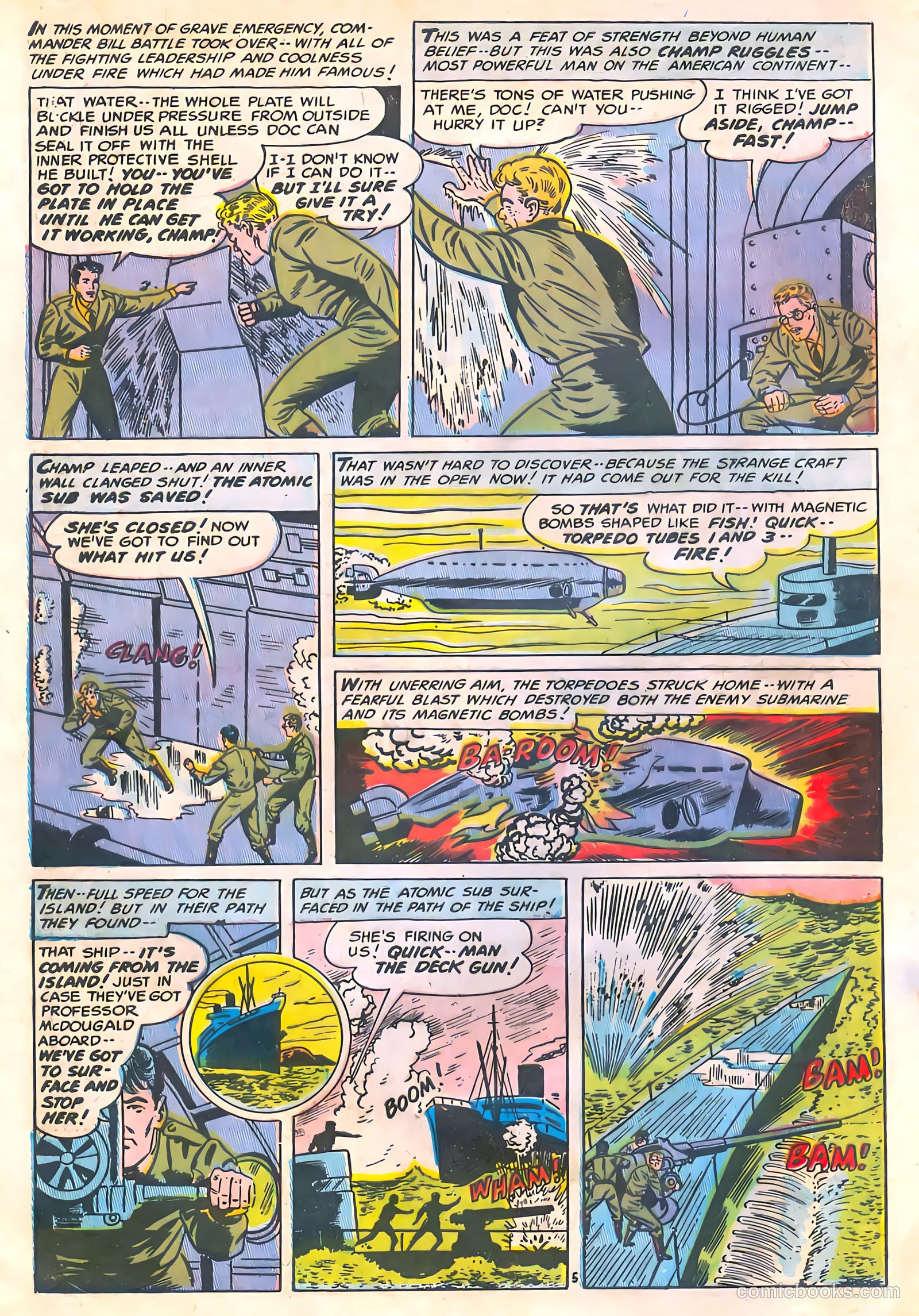 Commander Battle and the Atomic Sub #4 — page 8 of 36
