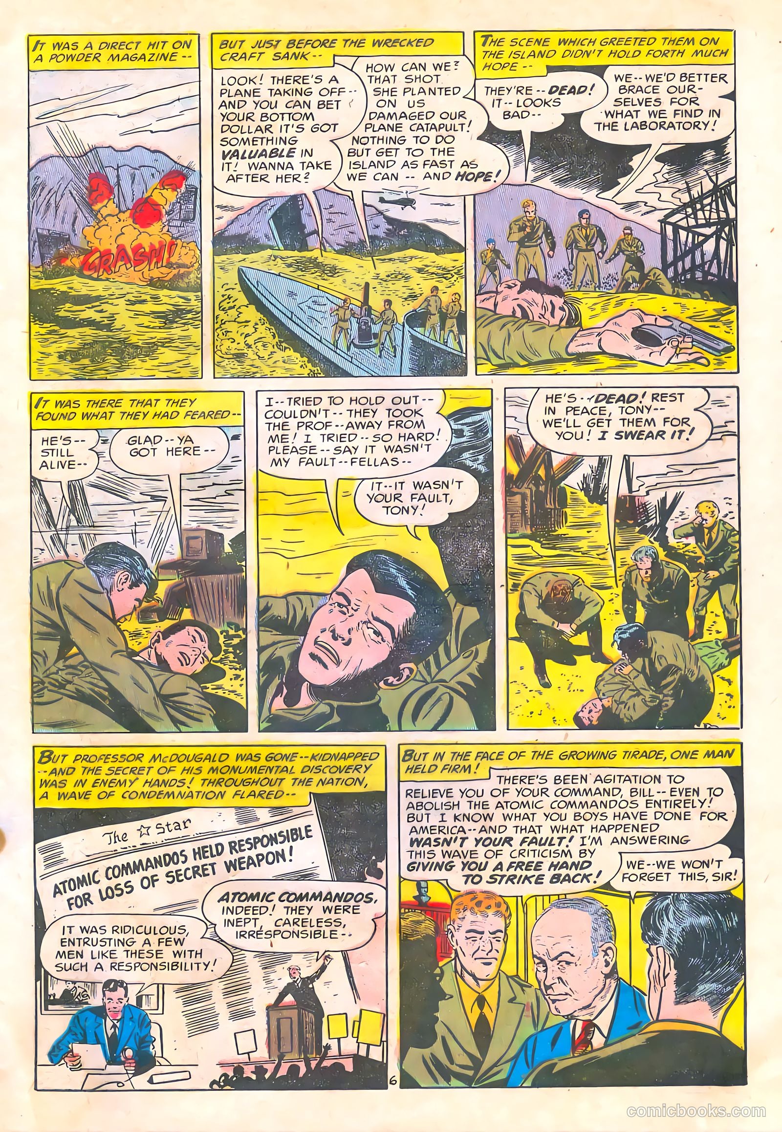 Commander Battle and the Atomic Sub #4 — page 9 of 36