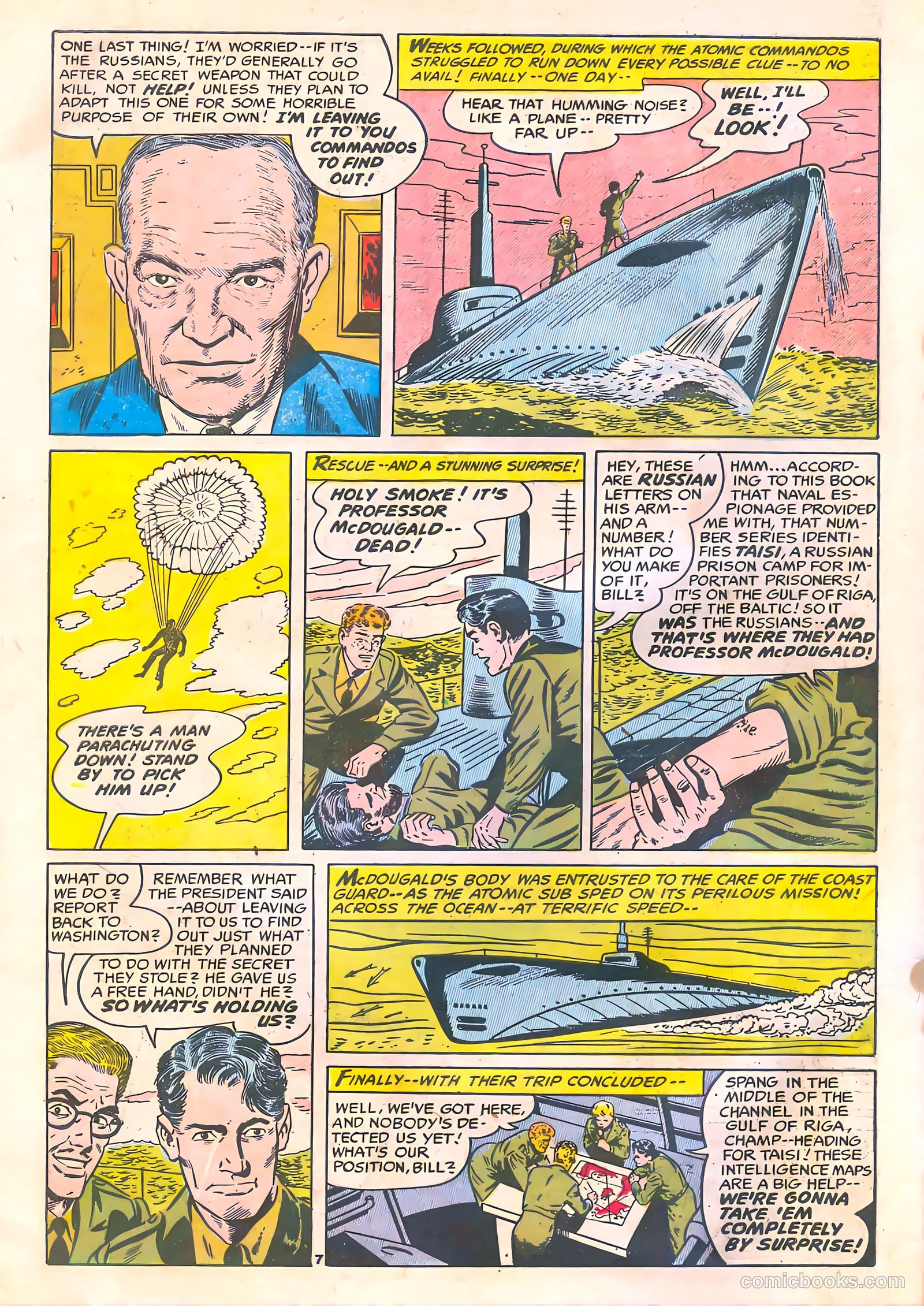 Commander Battle and the Atomic Sub #4 — page 10 of 36