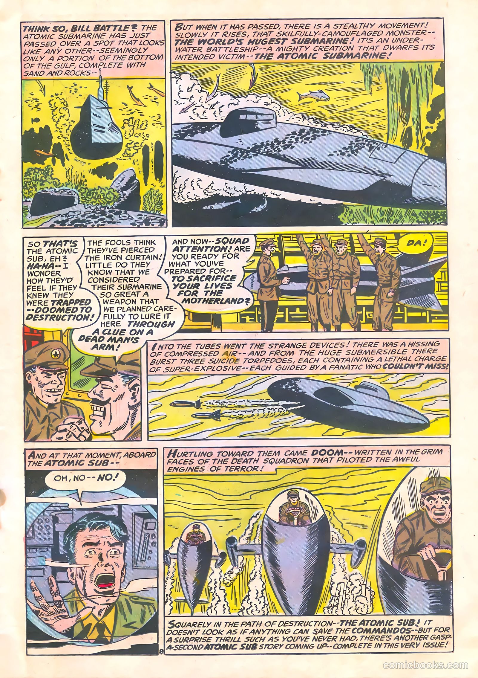 Commander Battle and the Atomic Sub #4 — page 11 of 36