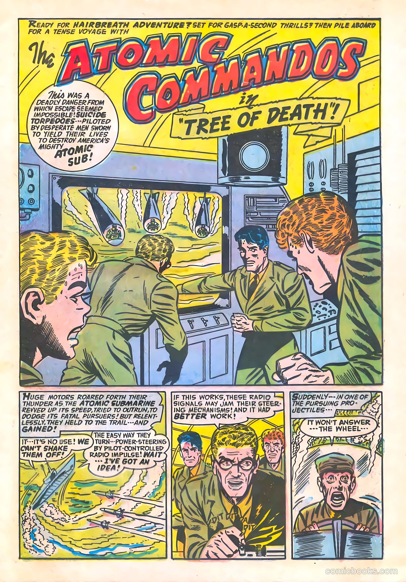 Commander Battle and the Atomic Sub #4 — page 17 of 36